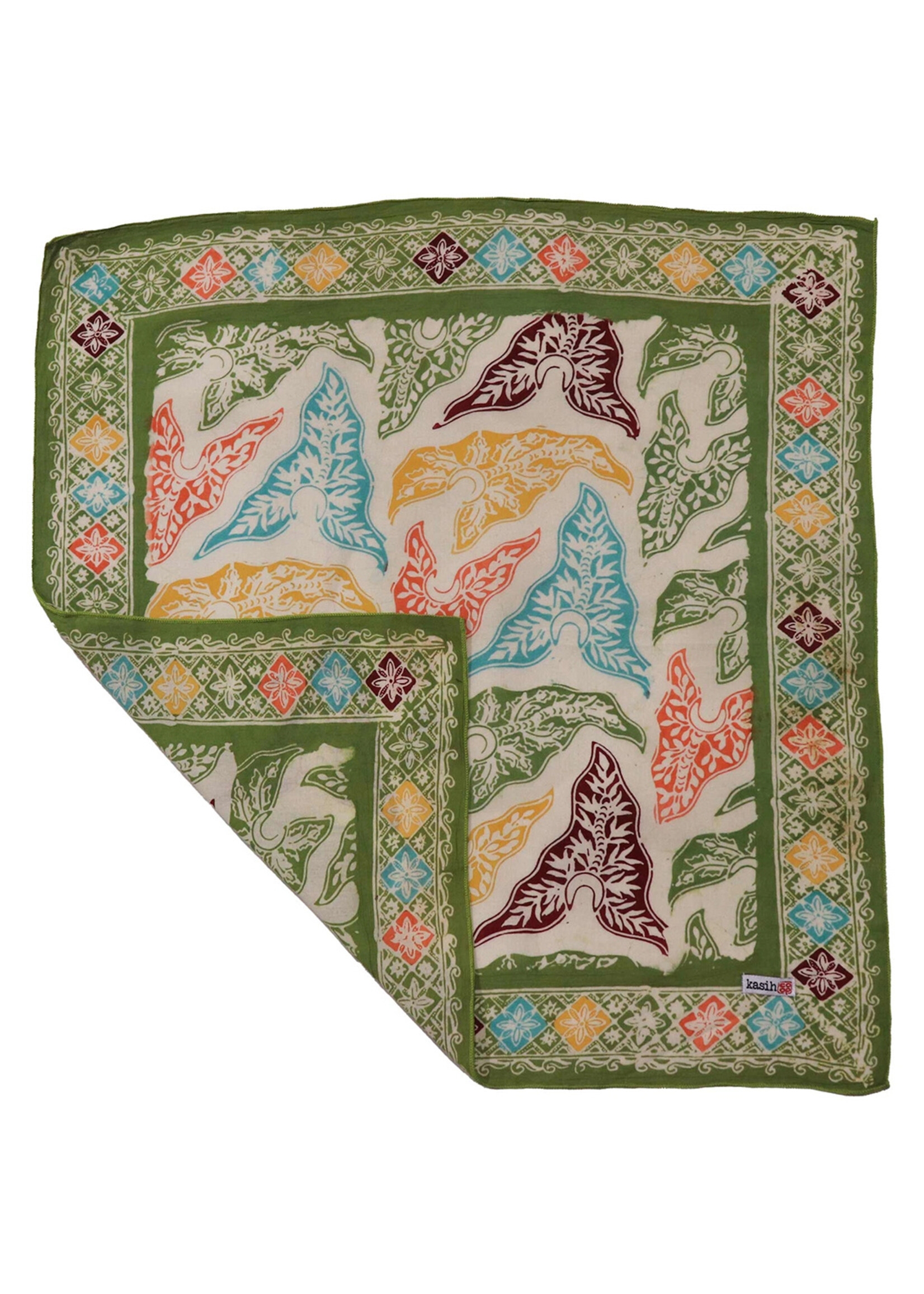 Kasih Co-op Tropical Tapestry Batik Bandana