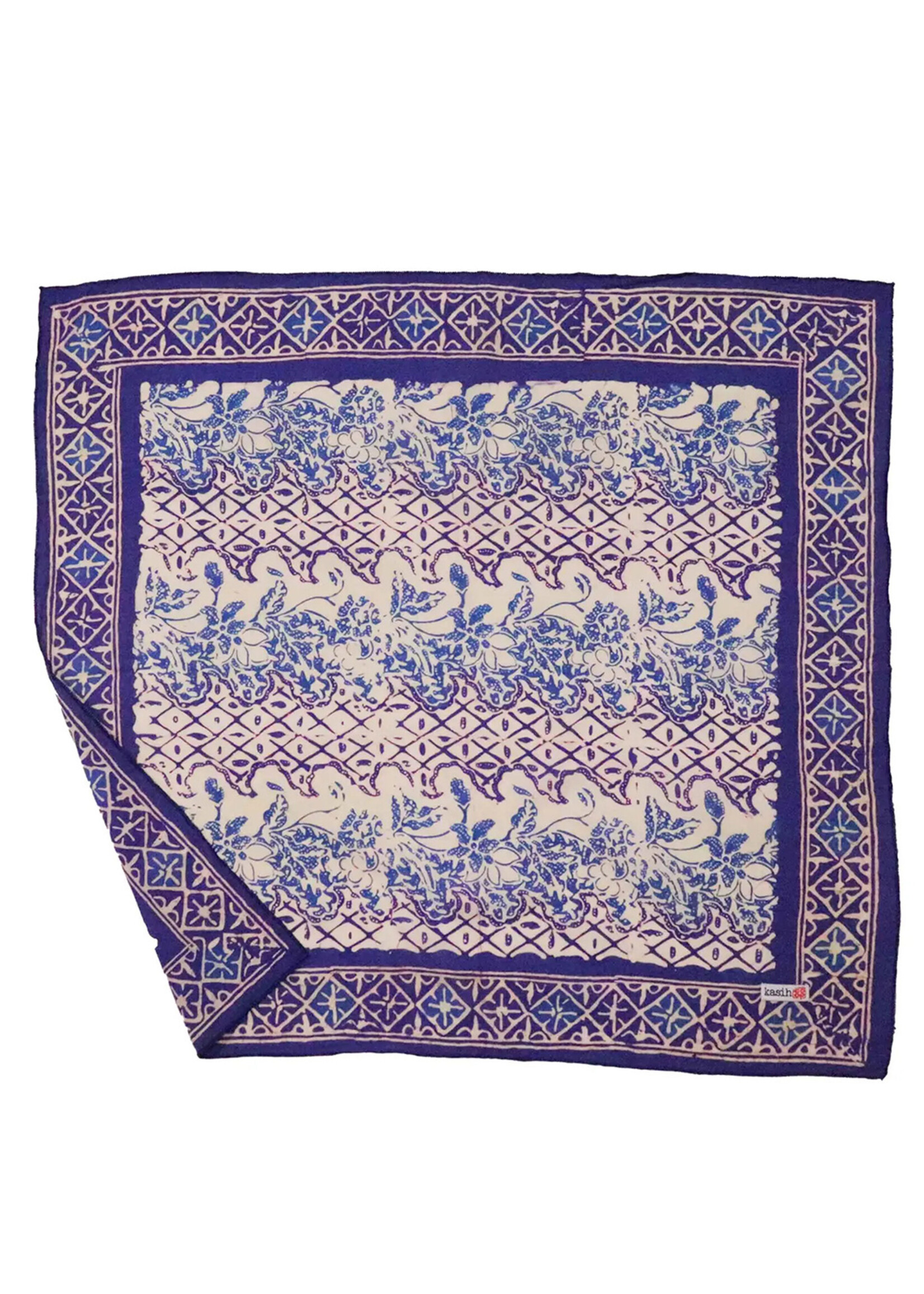 Kasih Co-op Purple Vines Batik Bandana