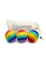Friendsheep Felt Dryer Ball Set - Rainbow