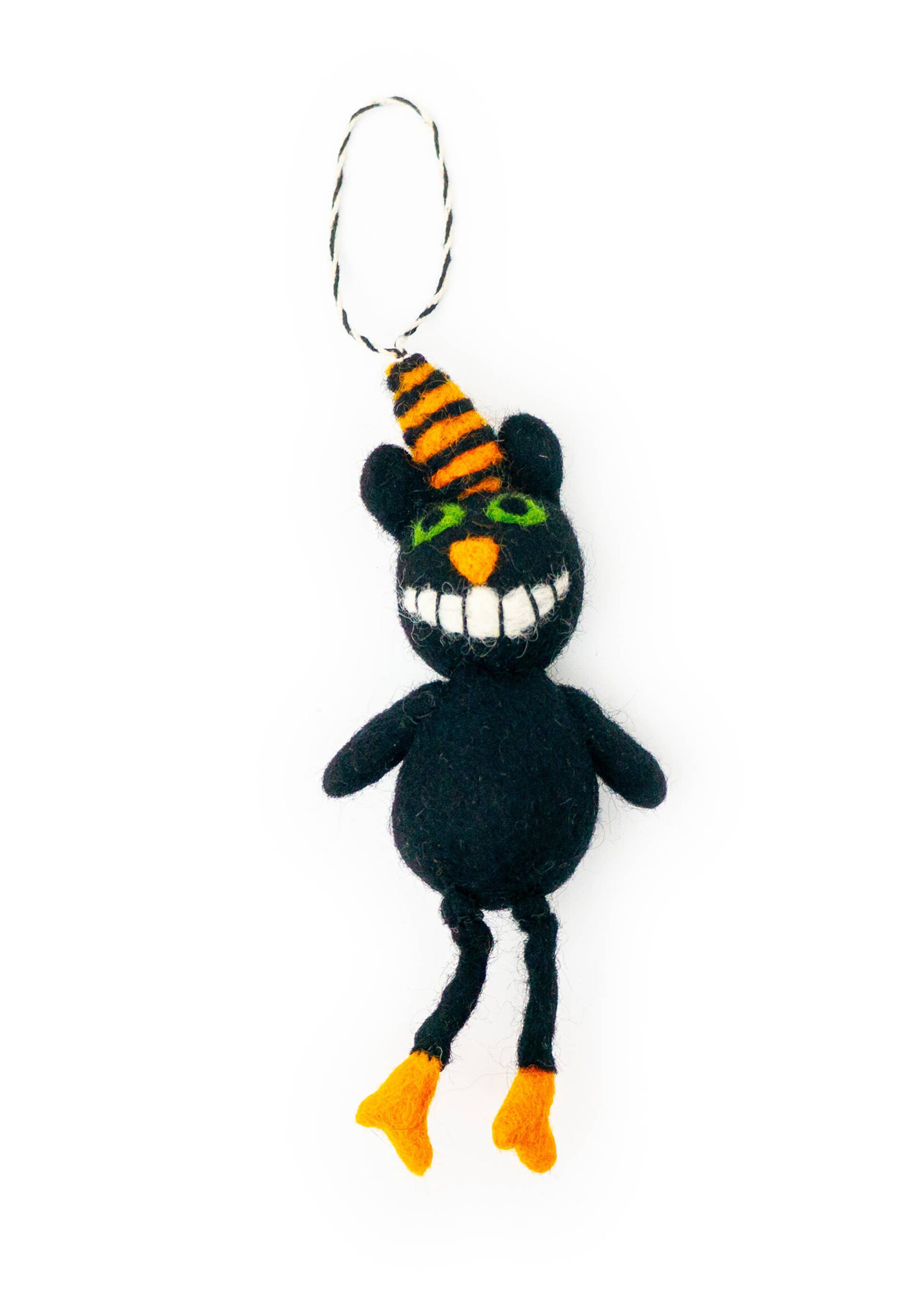 Friendsheep Felt Chaz the Cheshire Cat Ornament