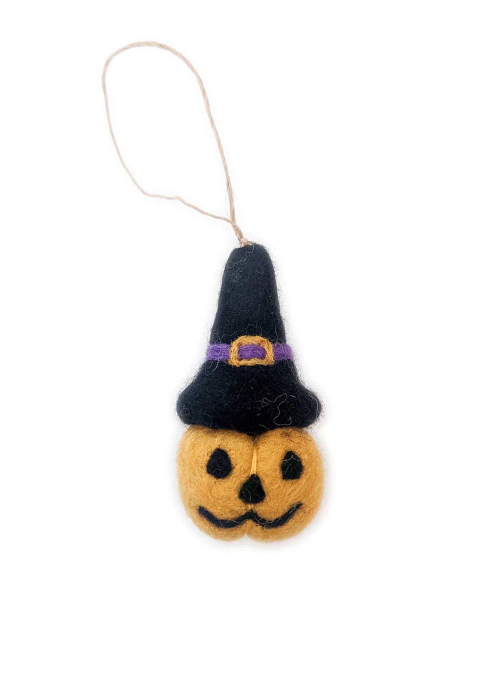 Friendsheep Felt Waltz The Pumpkin Wizard Ornament