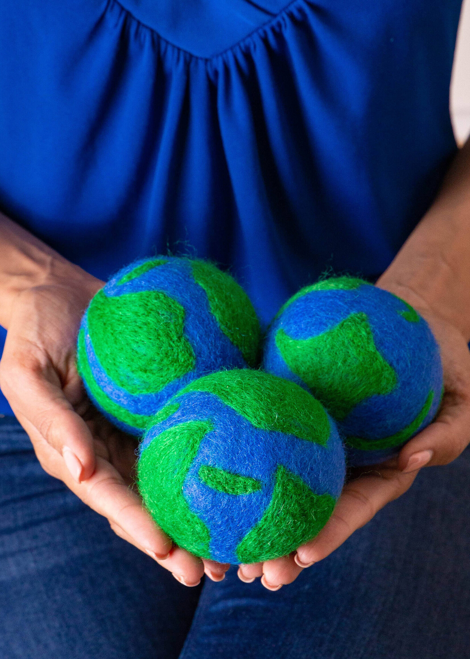 Friendsheep Felt Dryer Ball Set - Earth Trio