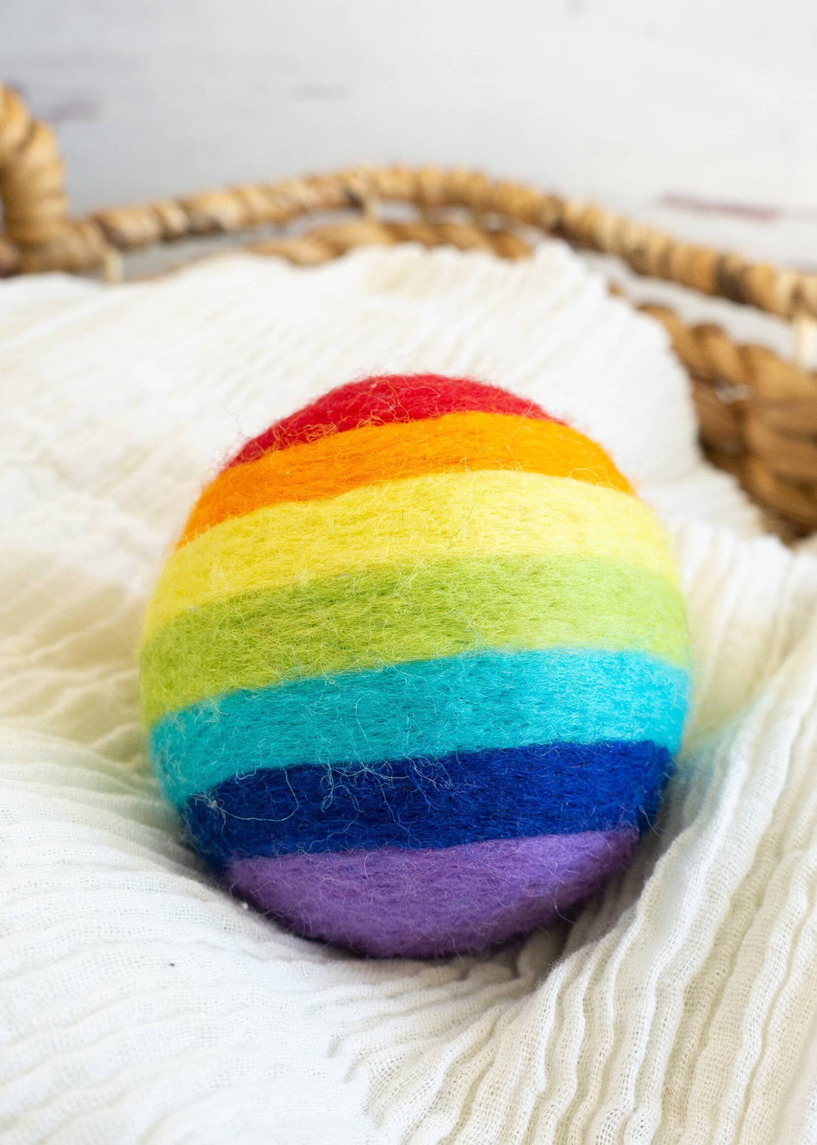 Friendsheep Felt Dryer Ball Set - Rainbow