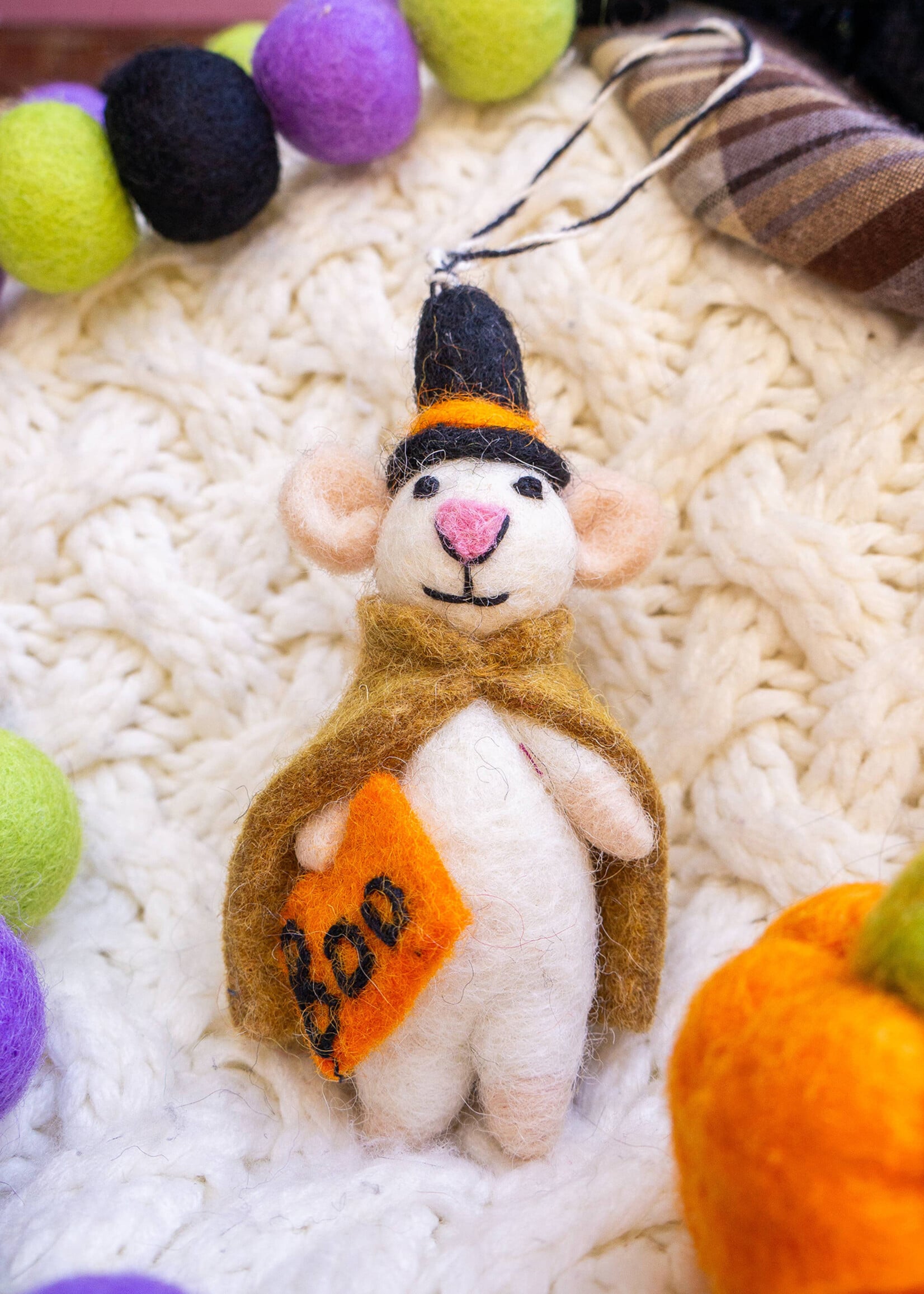 Friendsheep Felt Gandalf the Wizard Mouse Ornament