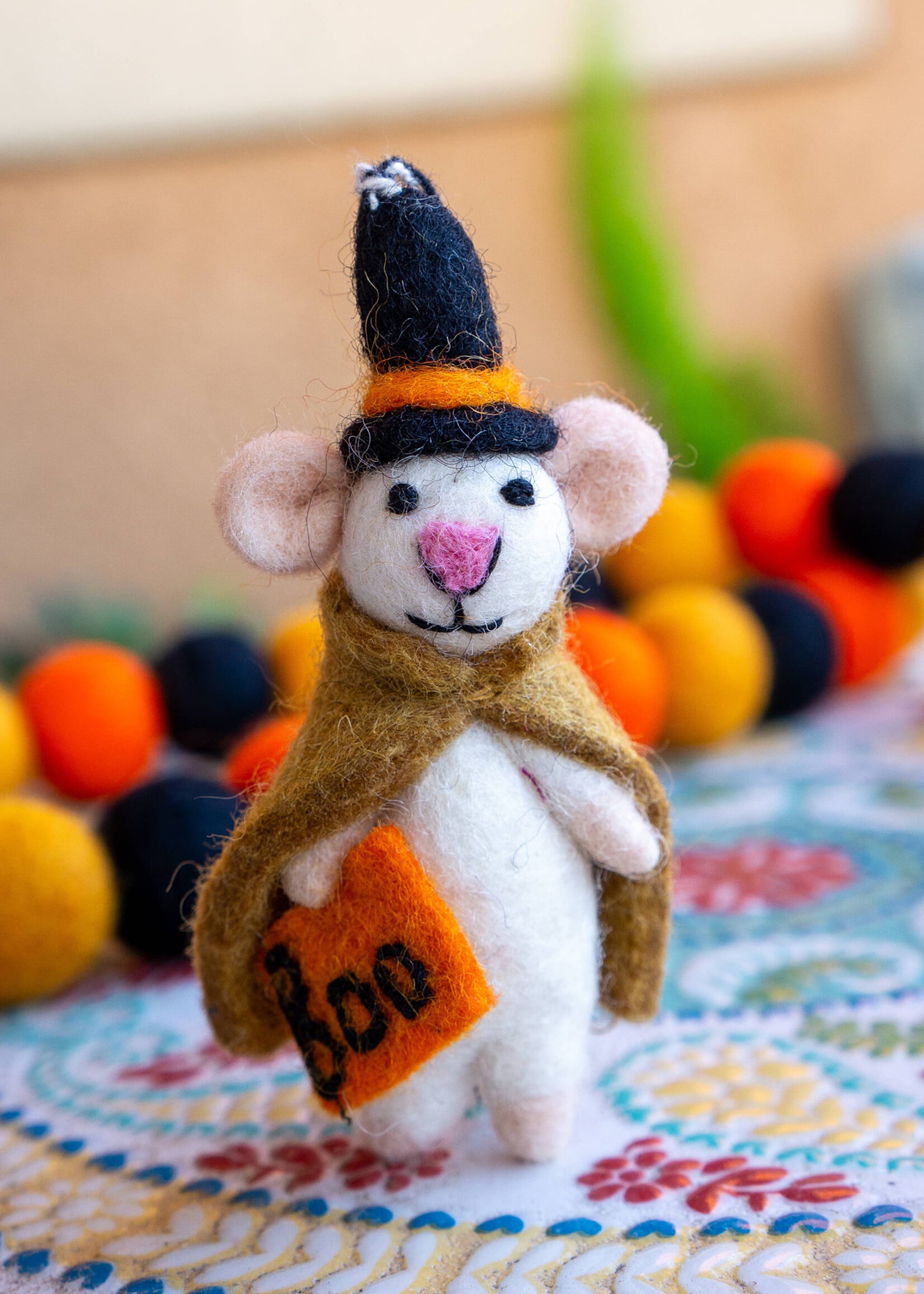 Friendsheep Felt Gandalf the Wizard Mouse Ornament