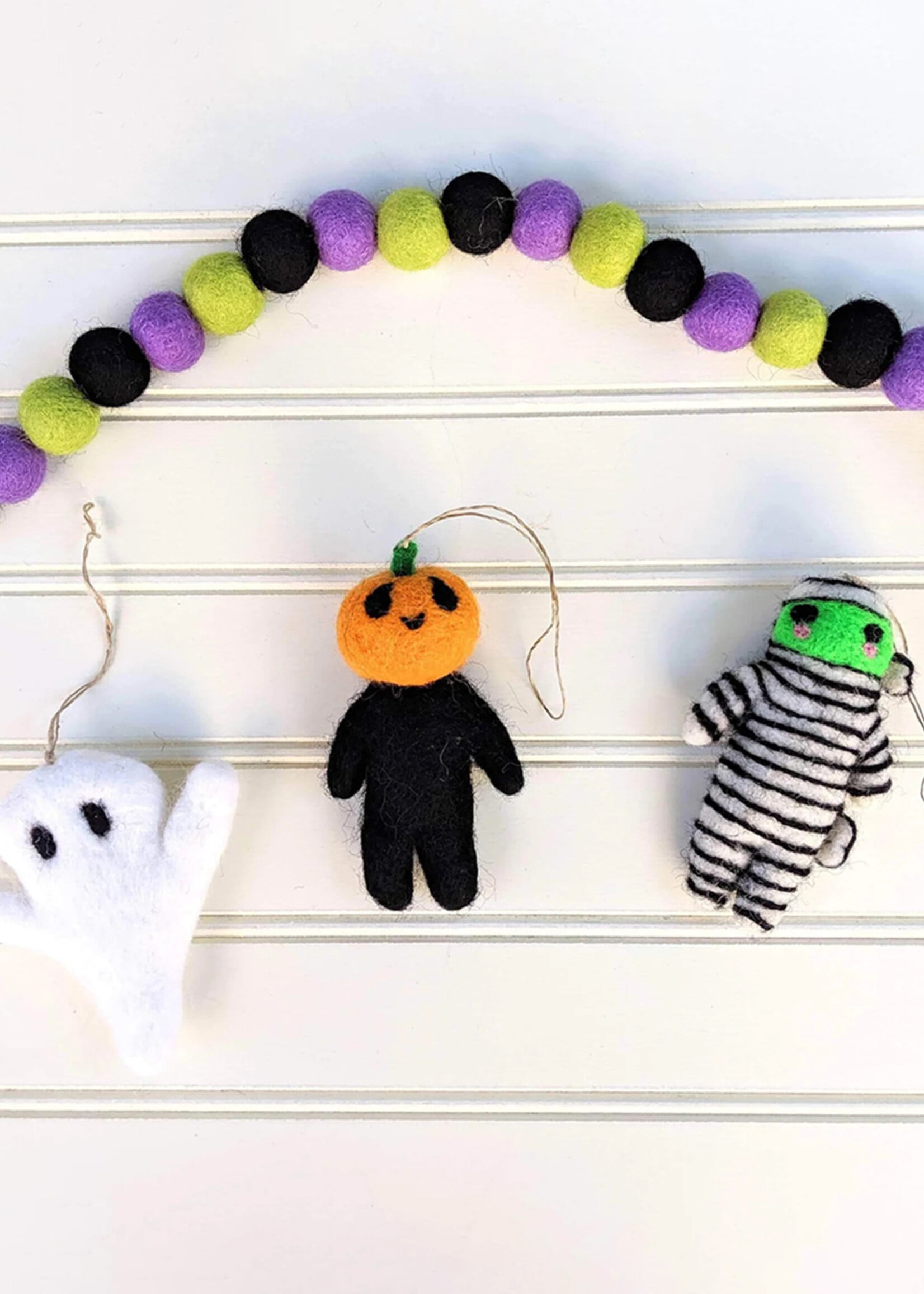 Friendsheep Felt Marvin the Mummy Ornament