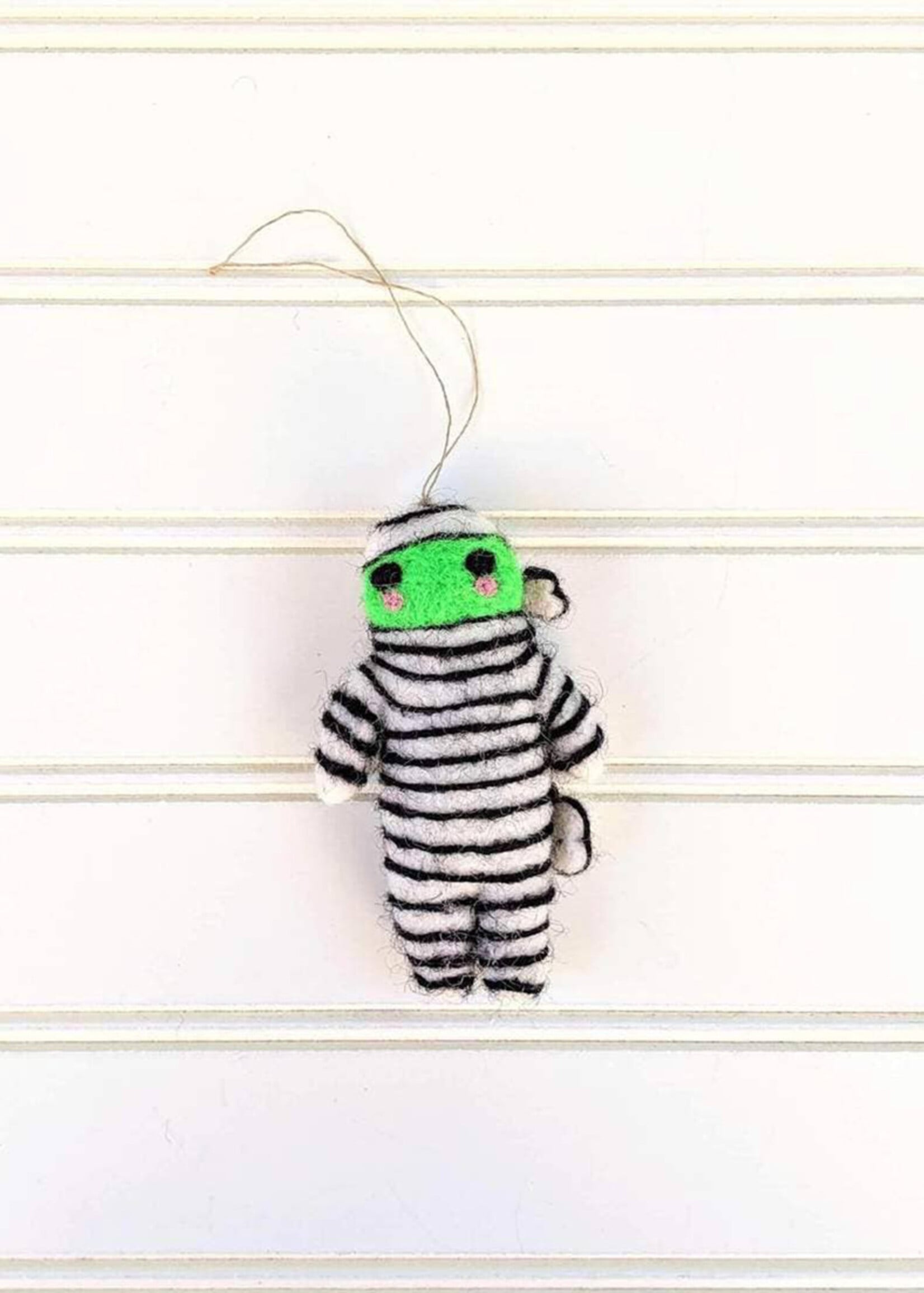 Friendsheep Felt Marvin the Mummy Ornament