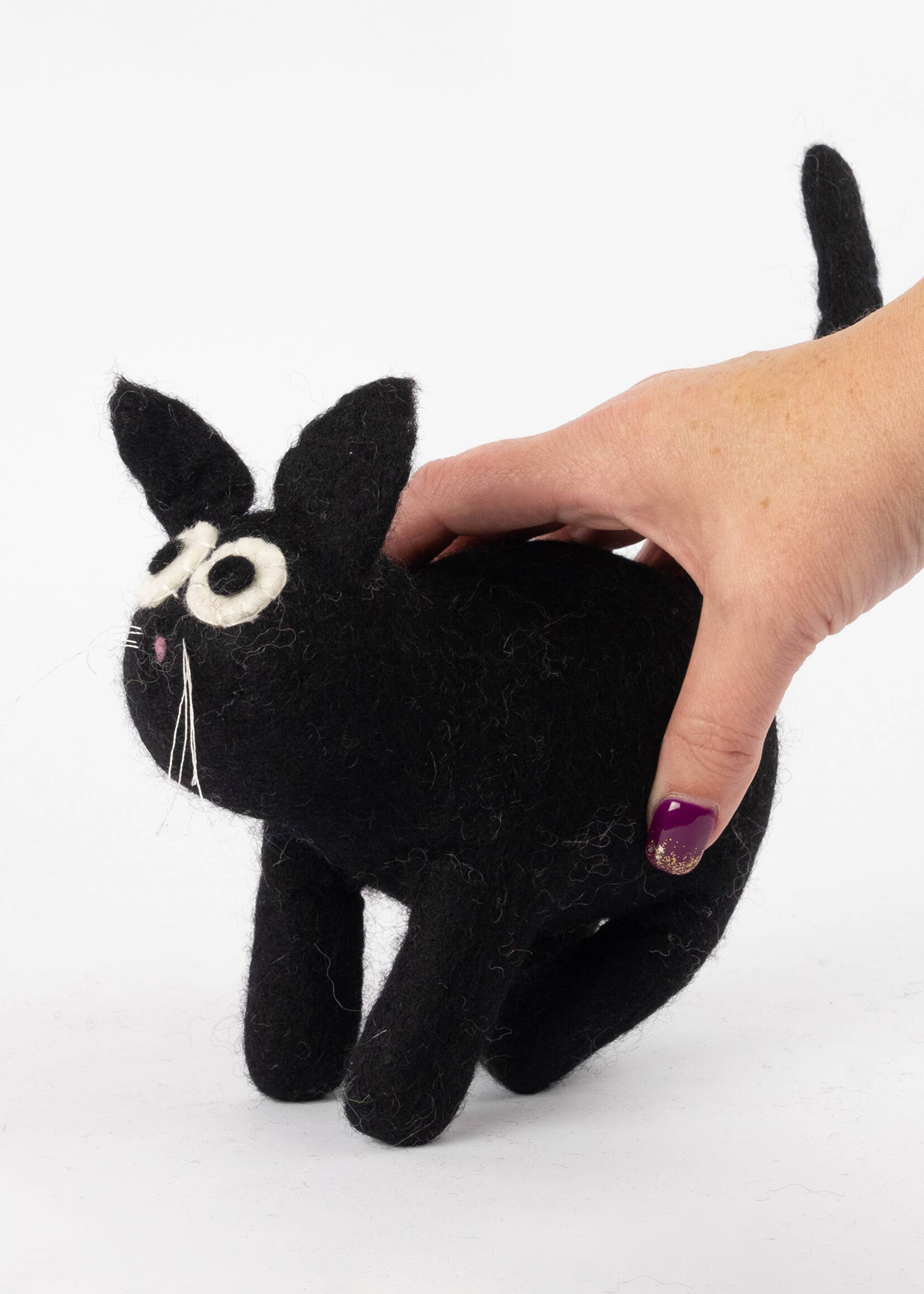 The Winding Road Felt Toy Cat