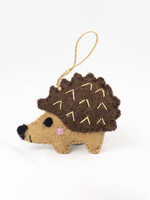 The Winding Road Felt Hedgehog Ornament