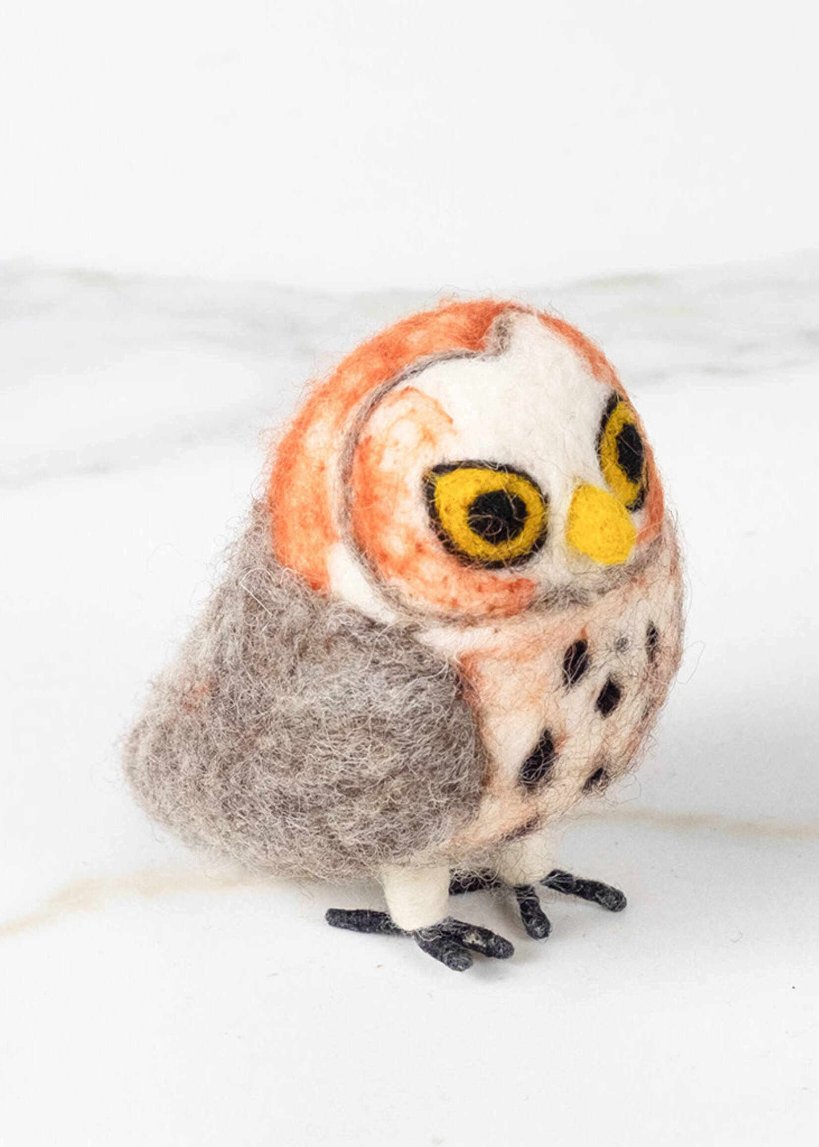 The Winding Road Felt Decor Owl