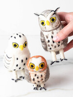 The Winding Road Felt Decor Owl