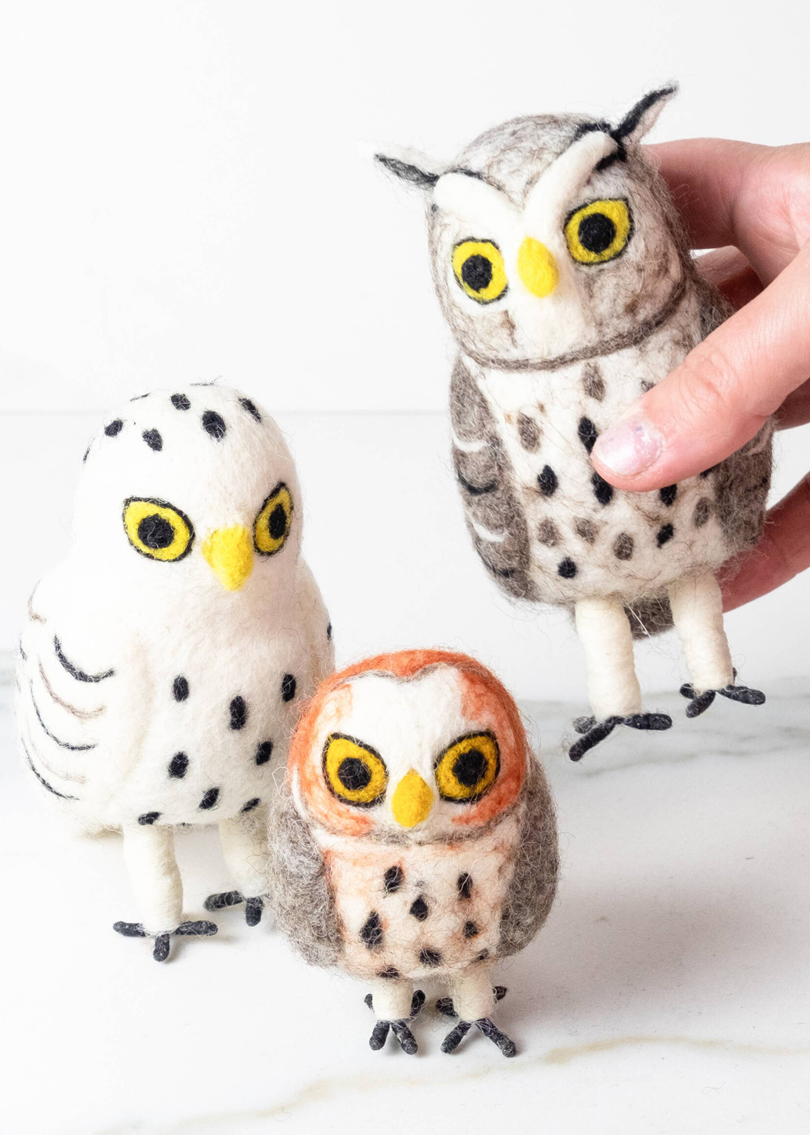 The Winding Road Felt Decor Owl