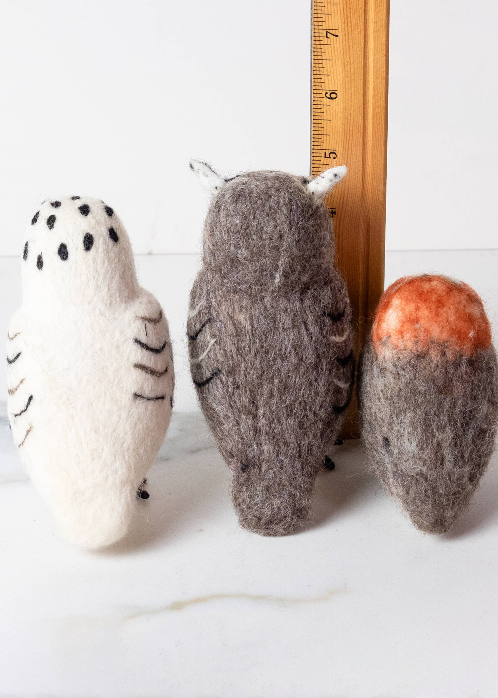 The Winding Road Felt Decor Owl