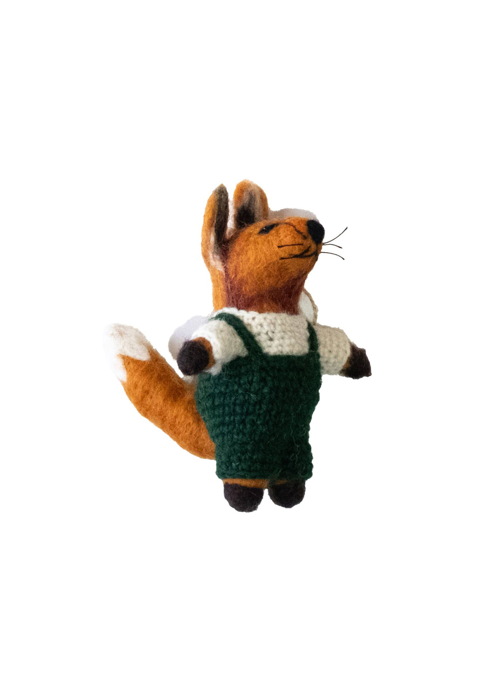 The Winding Road Felt Fox Ornament