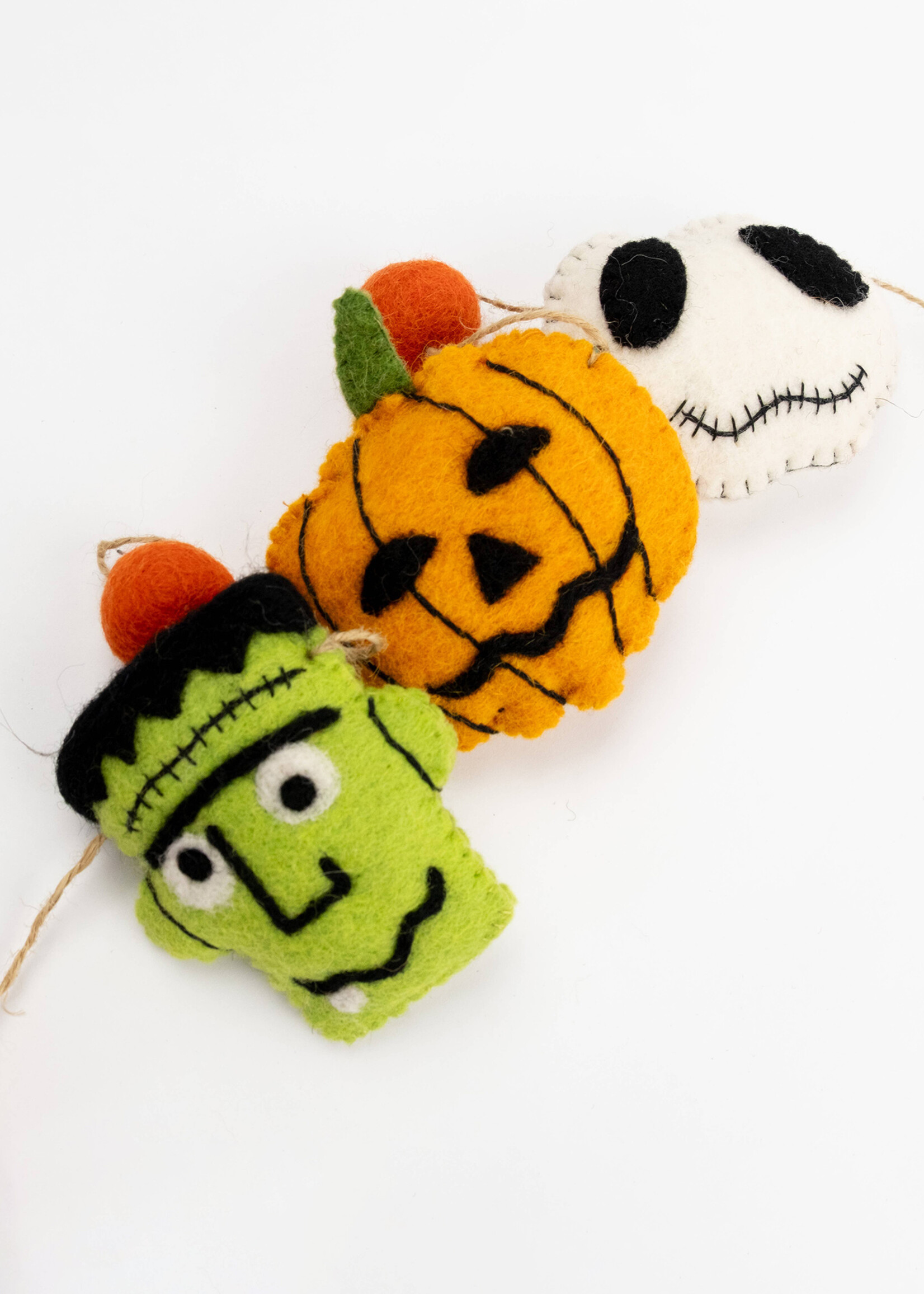 The Winding Road Felt Halloween Friends Garland