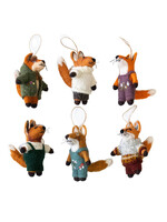 The Winding Road Felt Fox Ornament