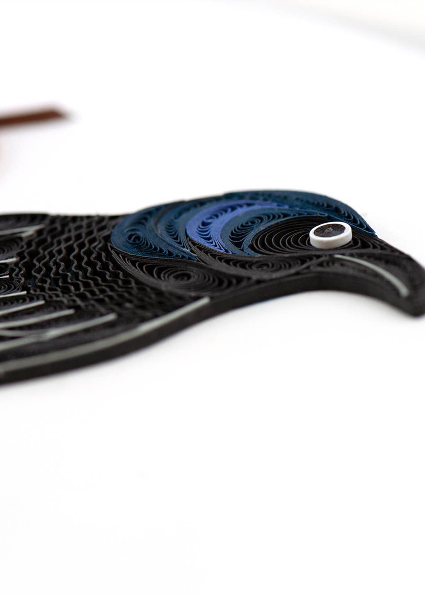 Quilling Cards Raven Quilling Card