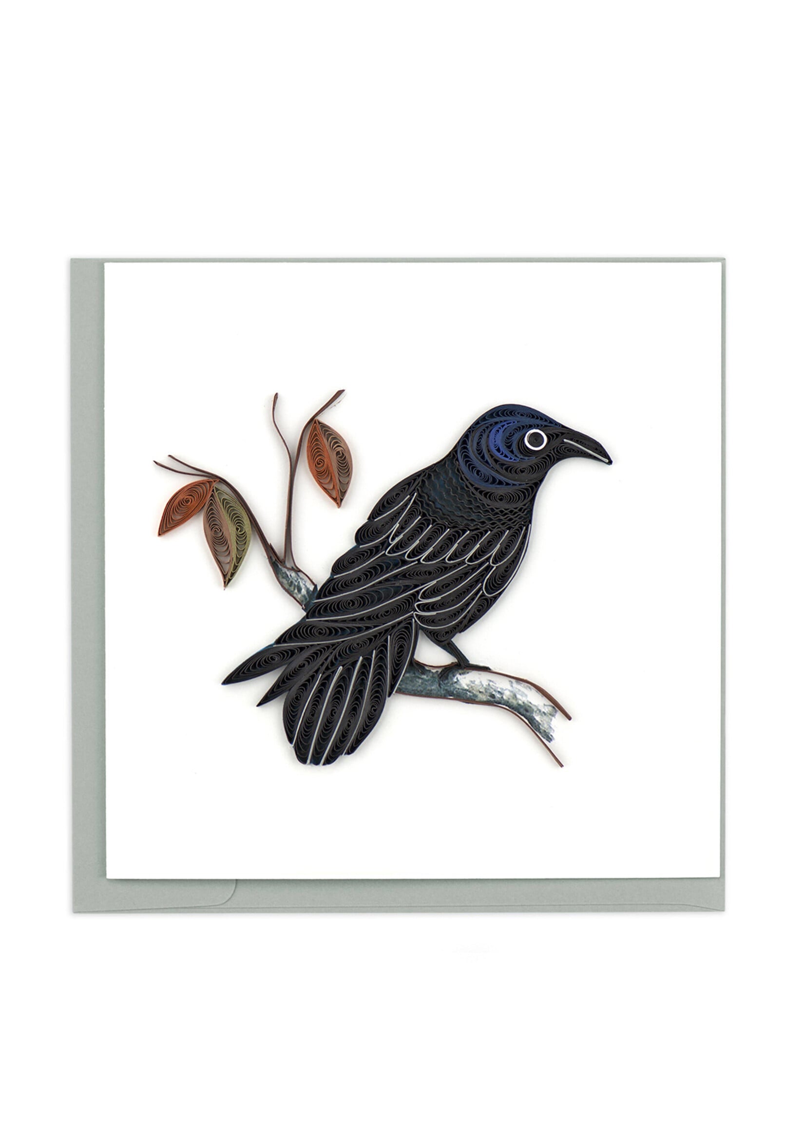 Quilling Cards Raven Quilling Card