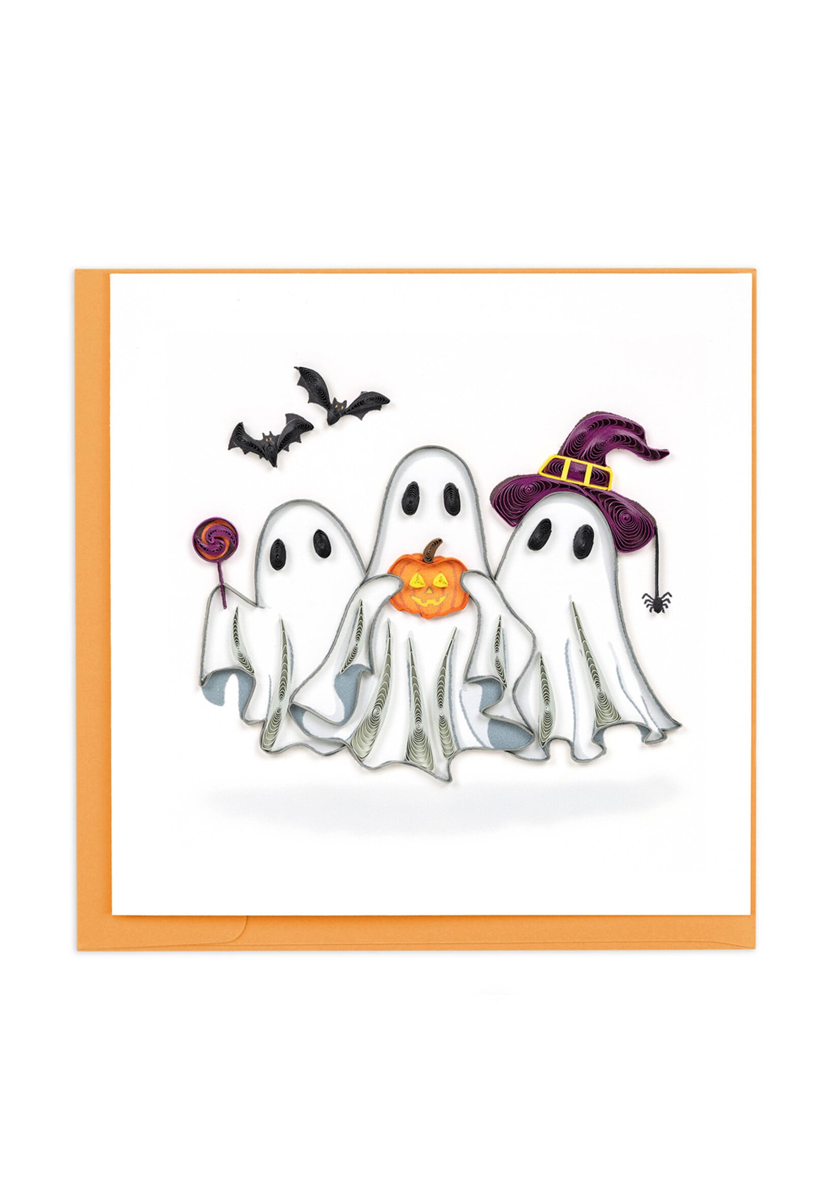 Quilling Cards Ghost Trio Quilling Card