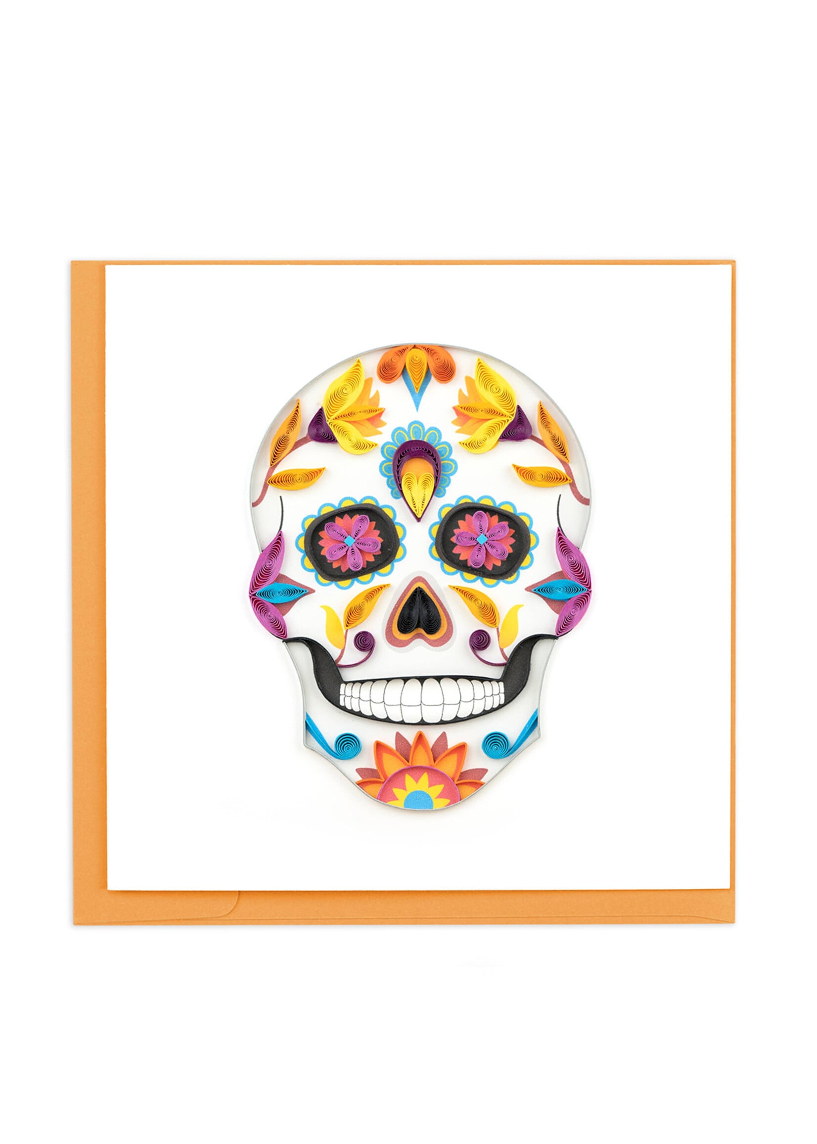 Quilling Cards Sugar Skull Quilling Card