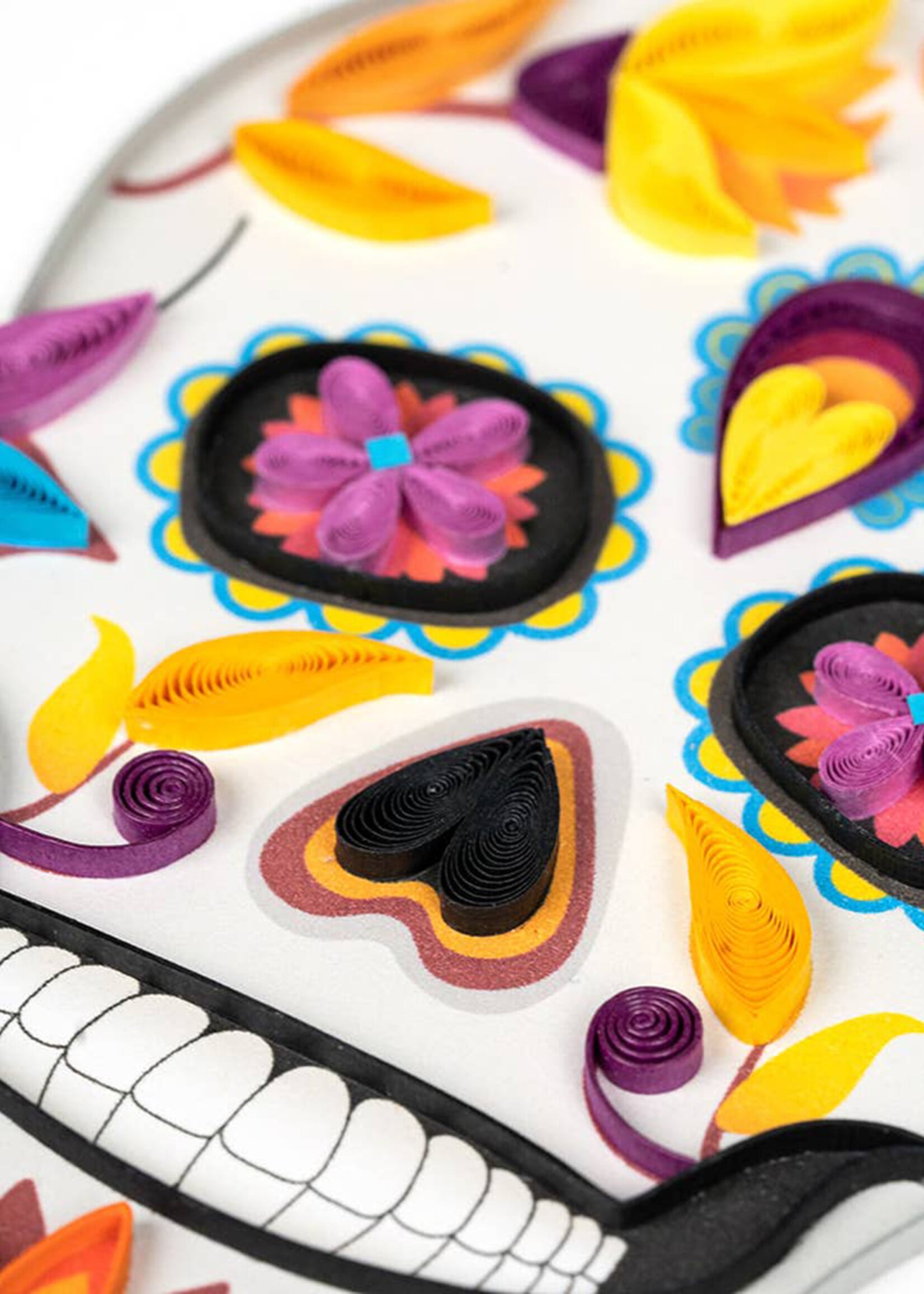 Quilling Cards Sugar Skull Quilling Card