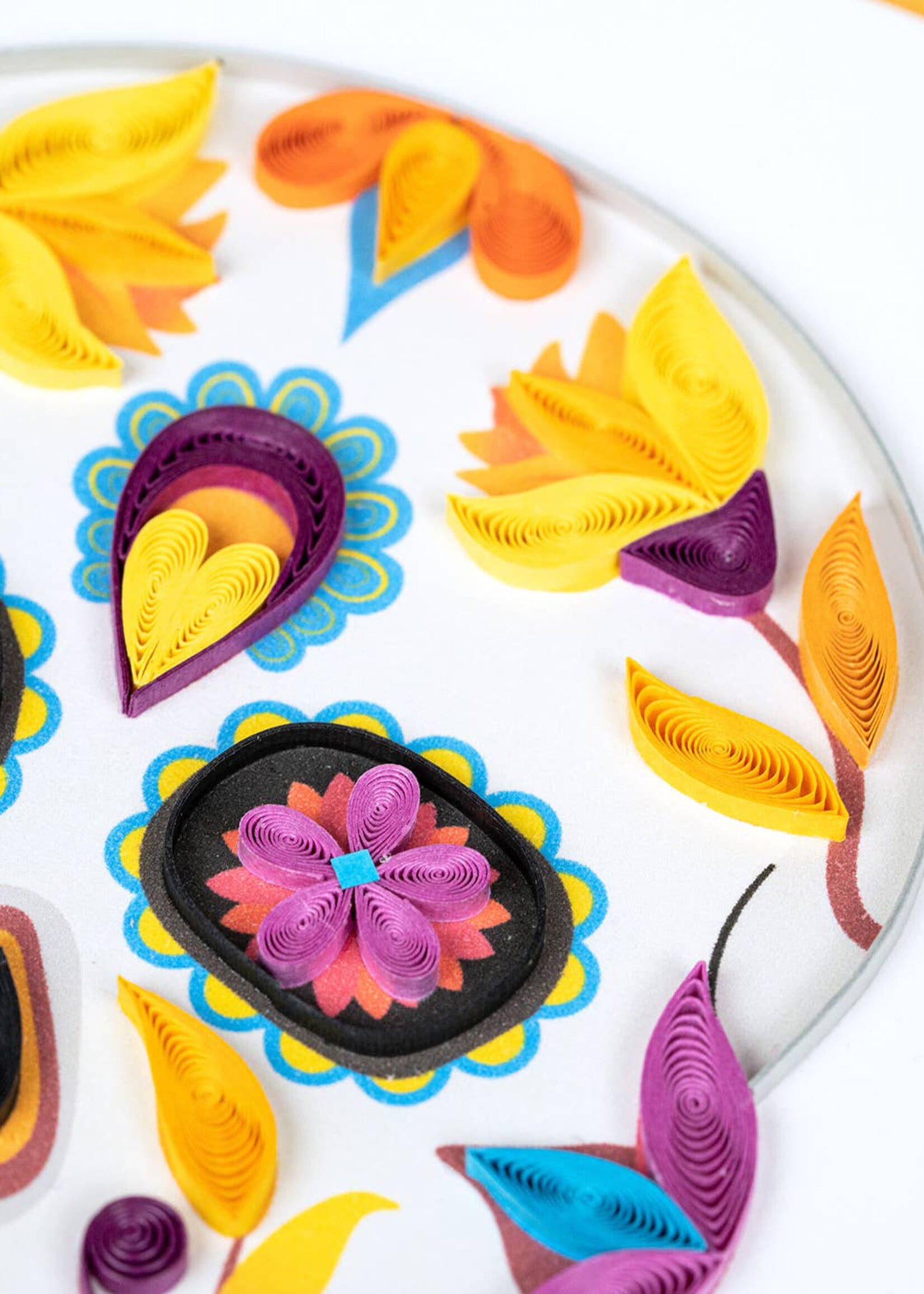Quilling Cards Sugar Skull Quilling Card