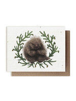 Small Victories Porcupine & Hemlock Plantable Card
