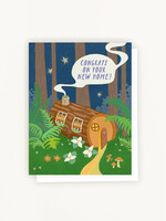Lesley Goren Studio Cozy Forest New Home Card