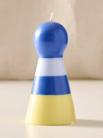 Ten Thousand Villages Balok Palm Wax Pawn - Blue Tones