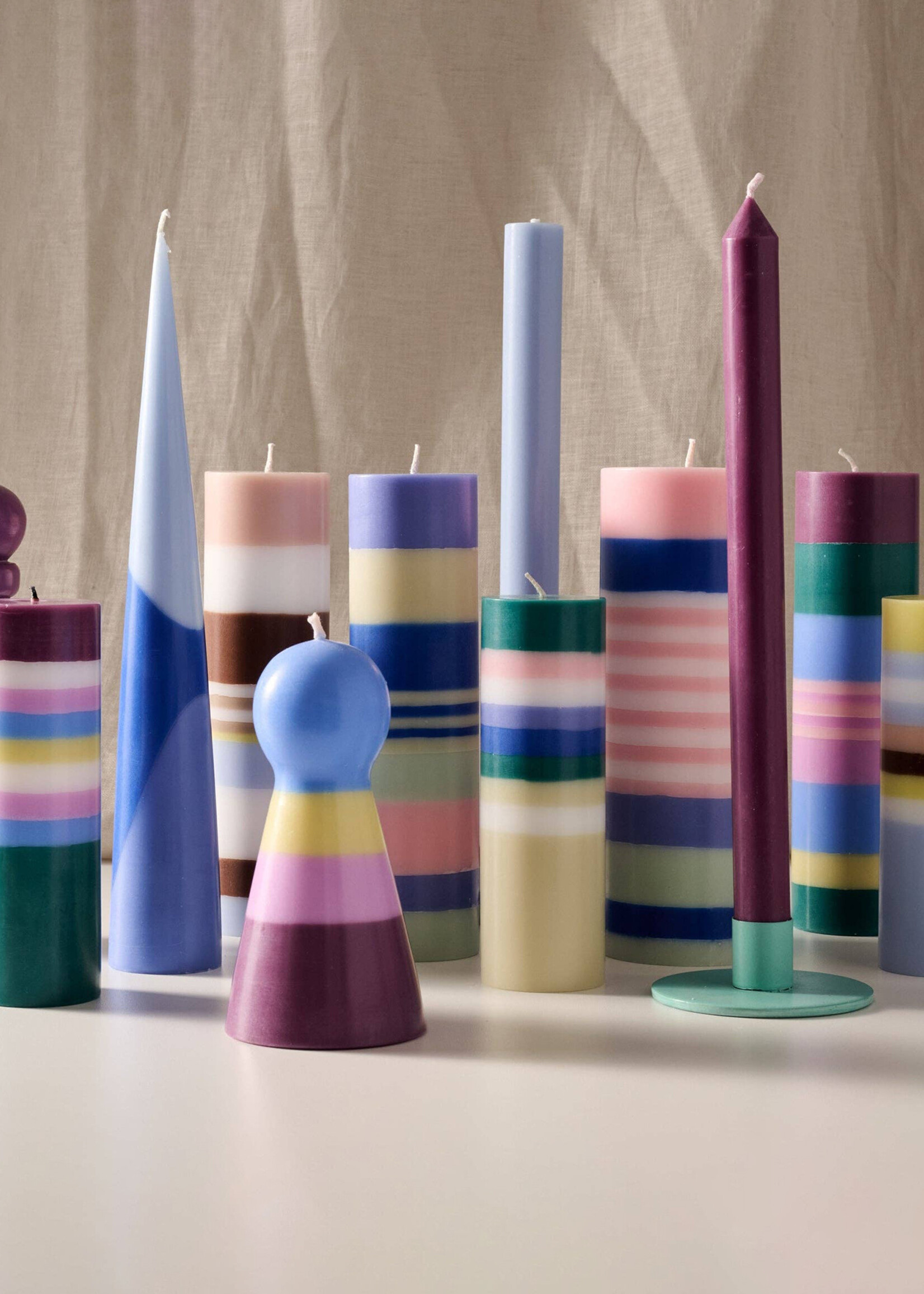 Ten Thousand Villages Balok Palm Wax Pawn - Berry Tones
