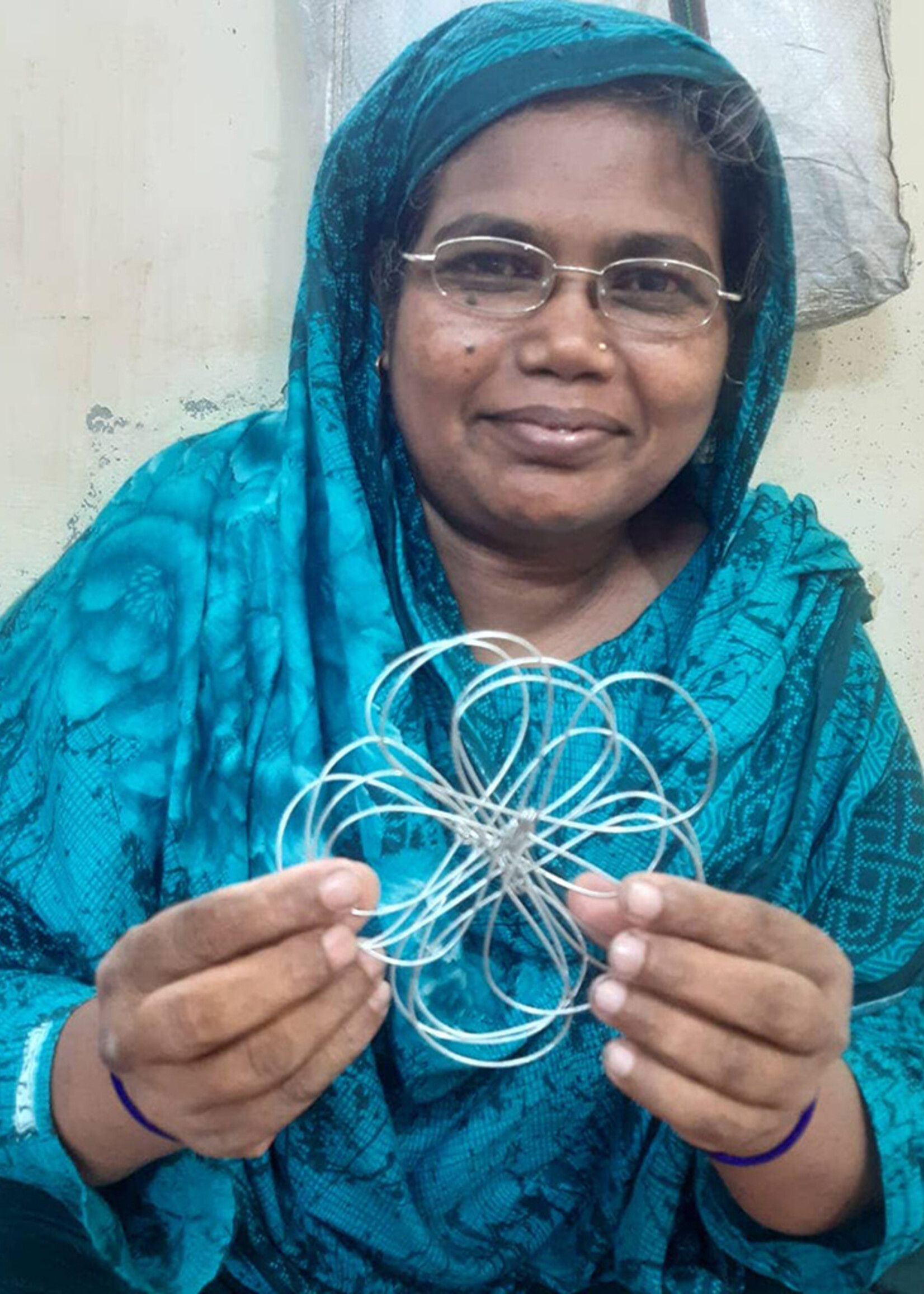 Ten Thousand Villages Recycled Sari Flower Garland