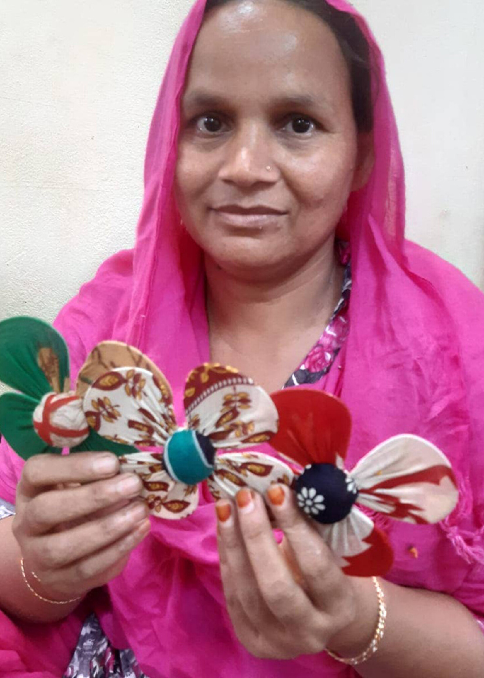 Ten Thousand Villages Recycled Sari Flower Garland