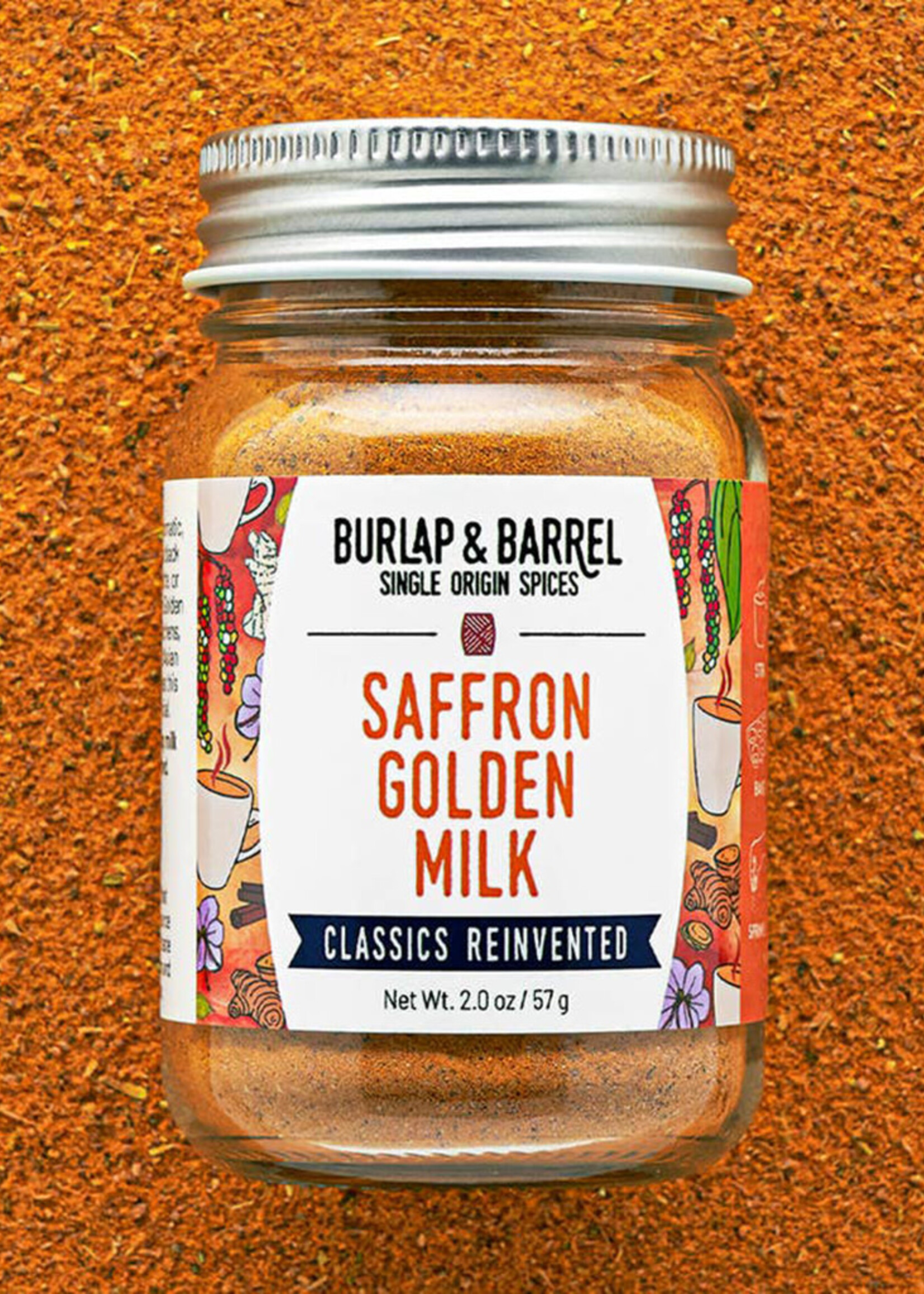Burlap & Barrel Saffron Golden Milk Spice Blend