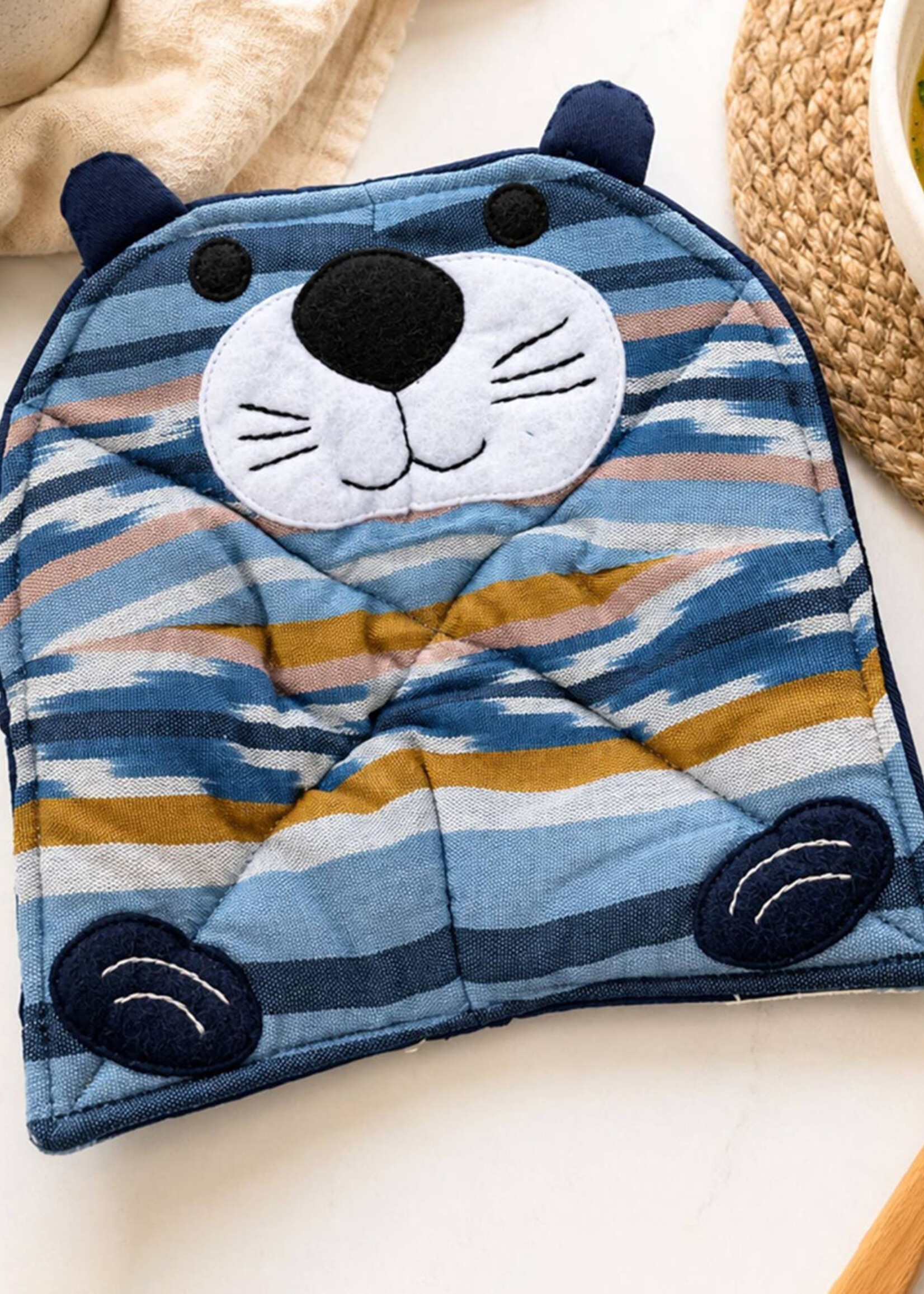 Upavim Sea Otter Microwave Bowl Cozy