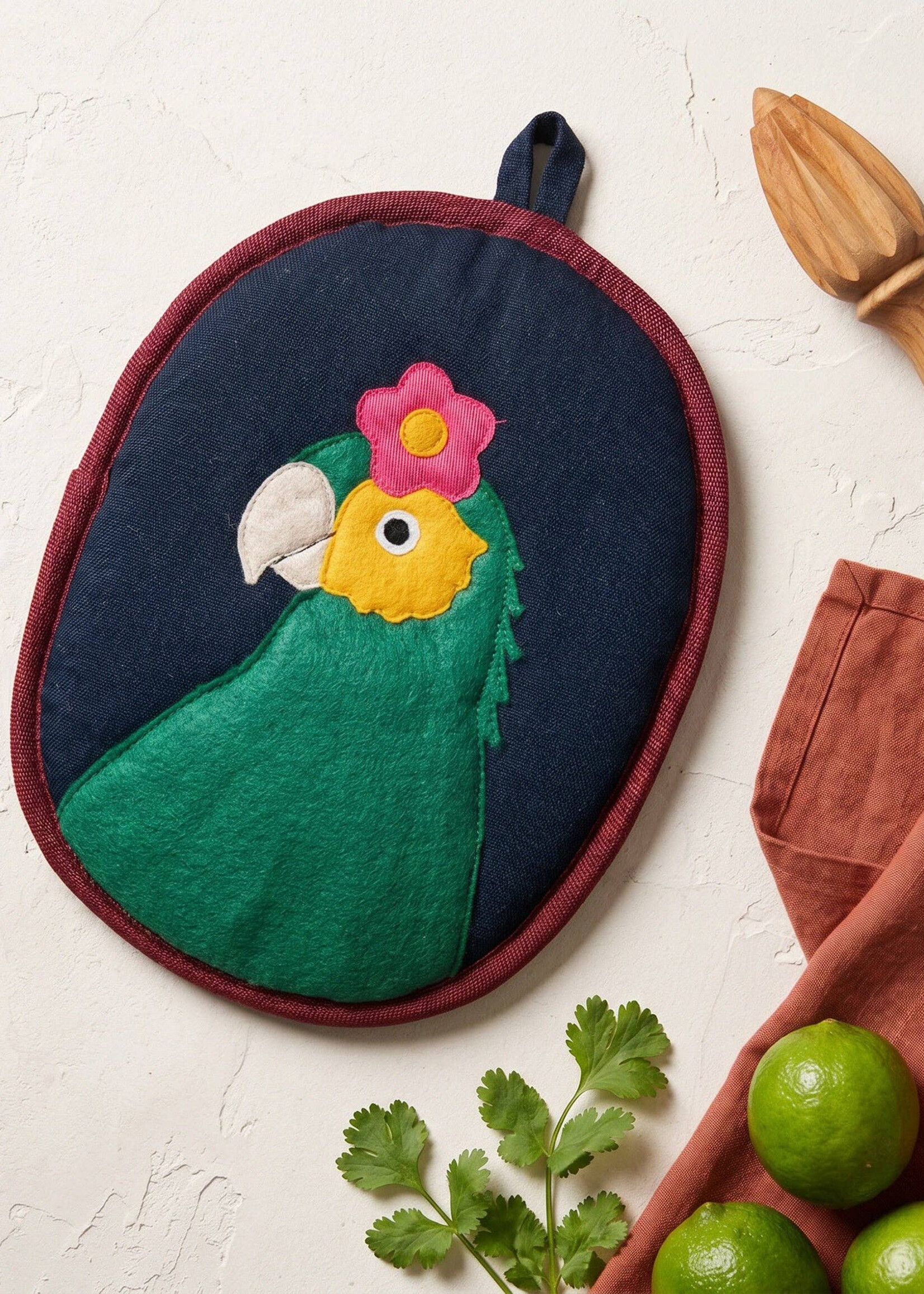 Upavim Bonito the Parrot Potholder