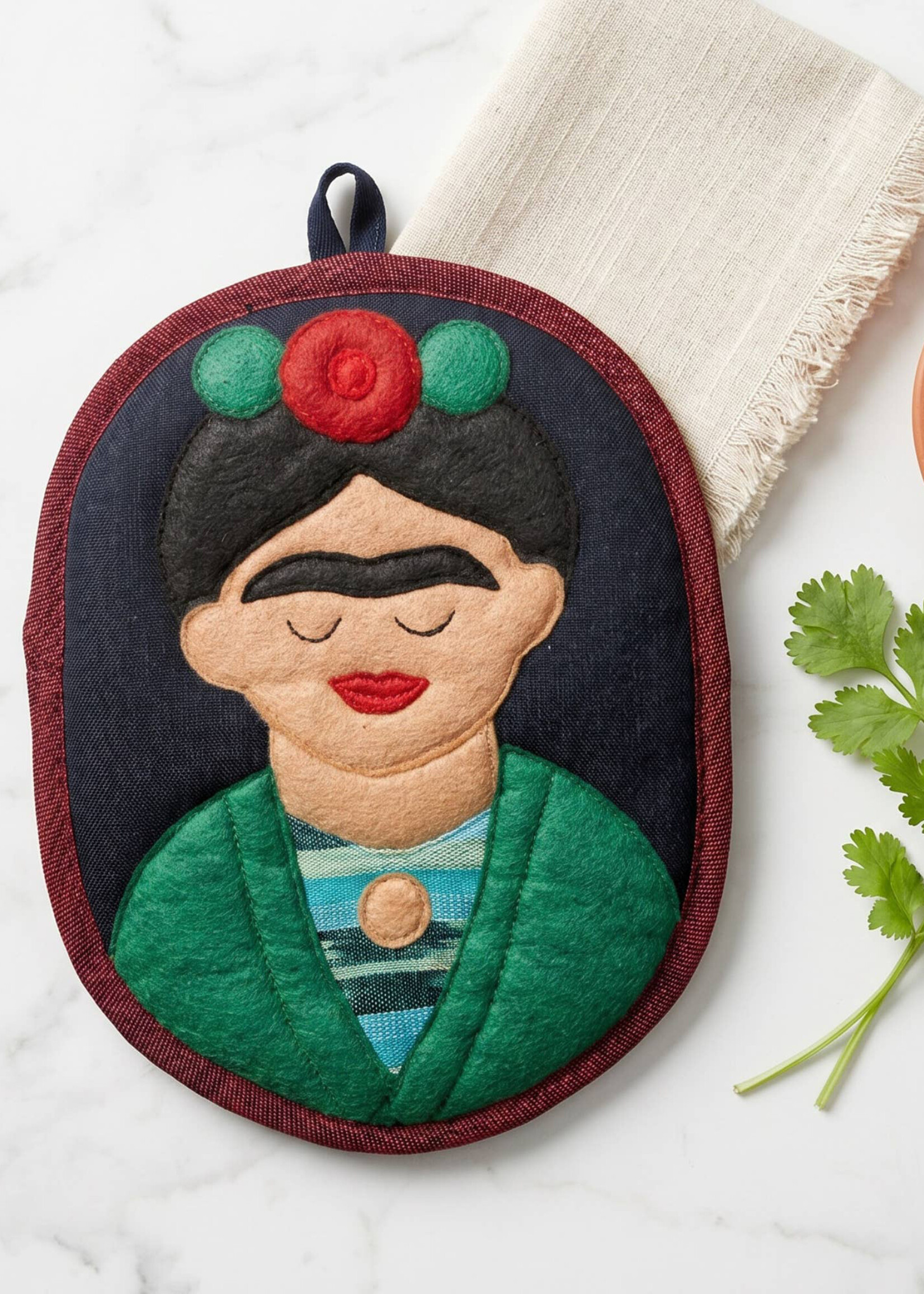 Upavim Frida the Artist Potholder