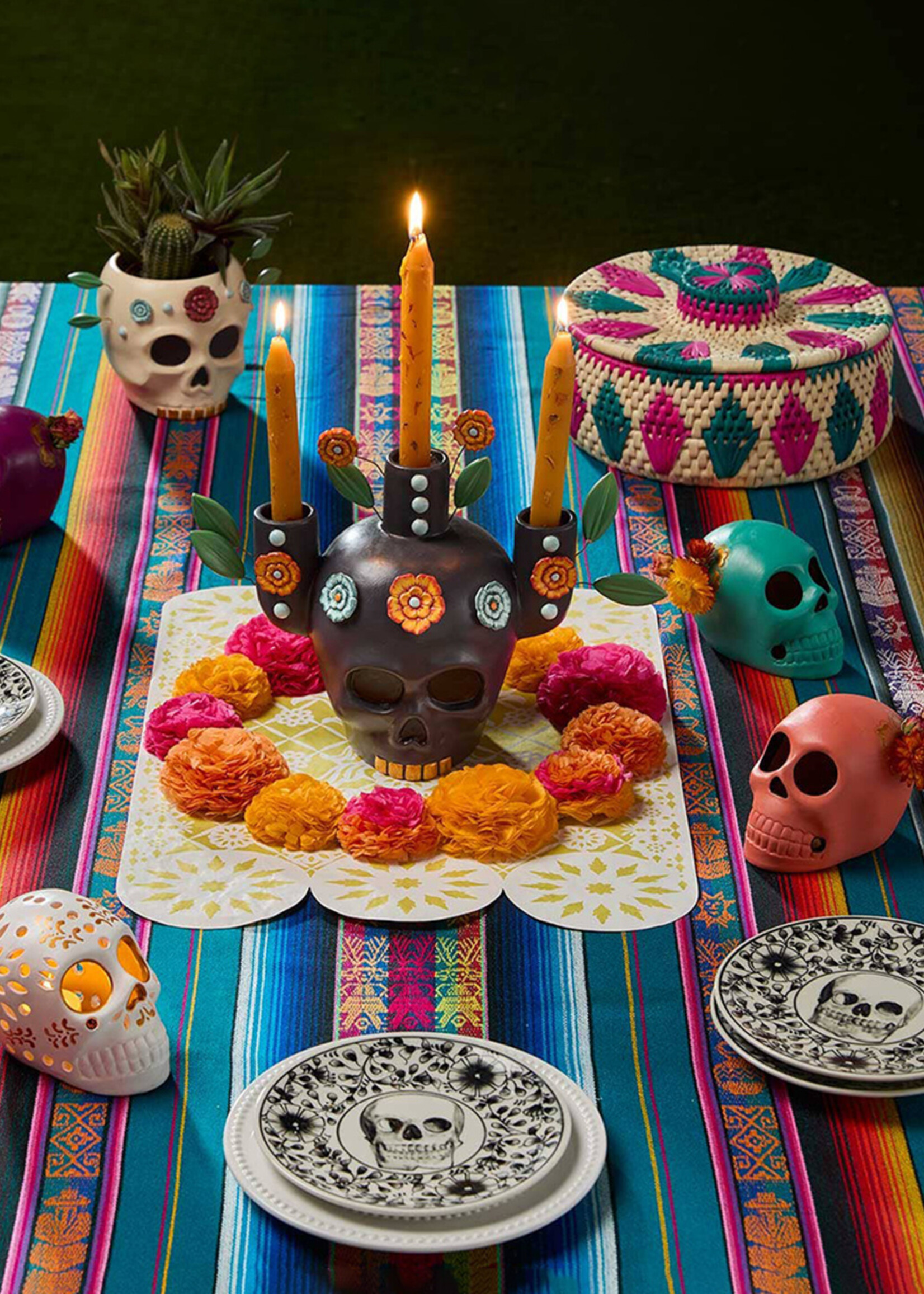 SERRV Floracion Skull