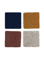 Gry and Sif Felt Coasters Set - Color Mix #6