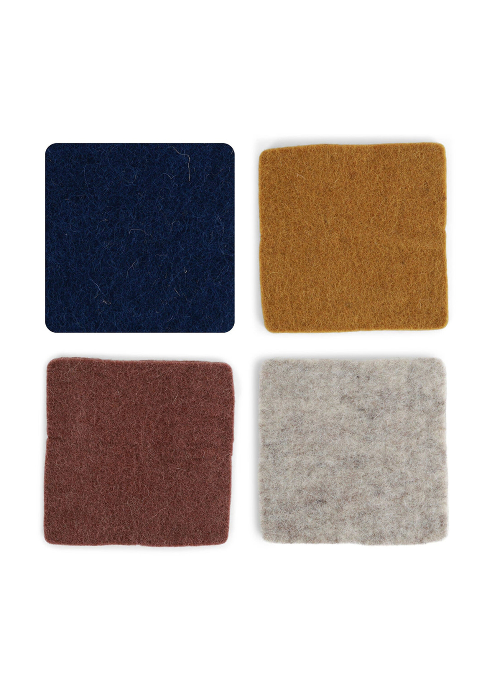 Gry and Sif Felt Coasters Set - Color Mix #6