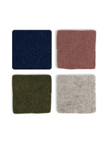 Gry and Sif Felt Coasters Set - Color Mix #5