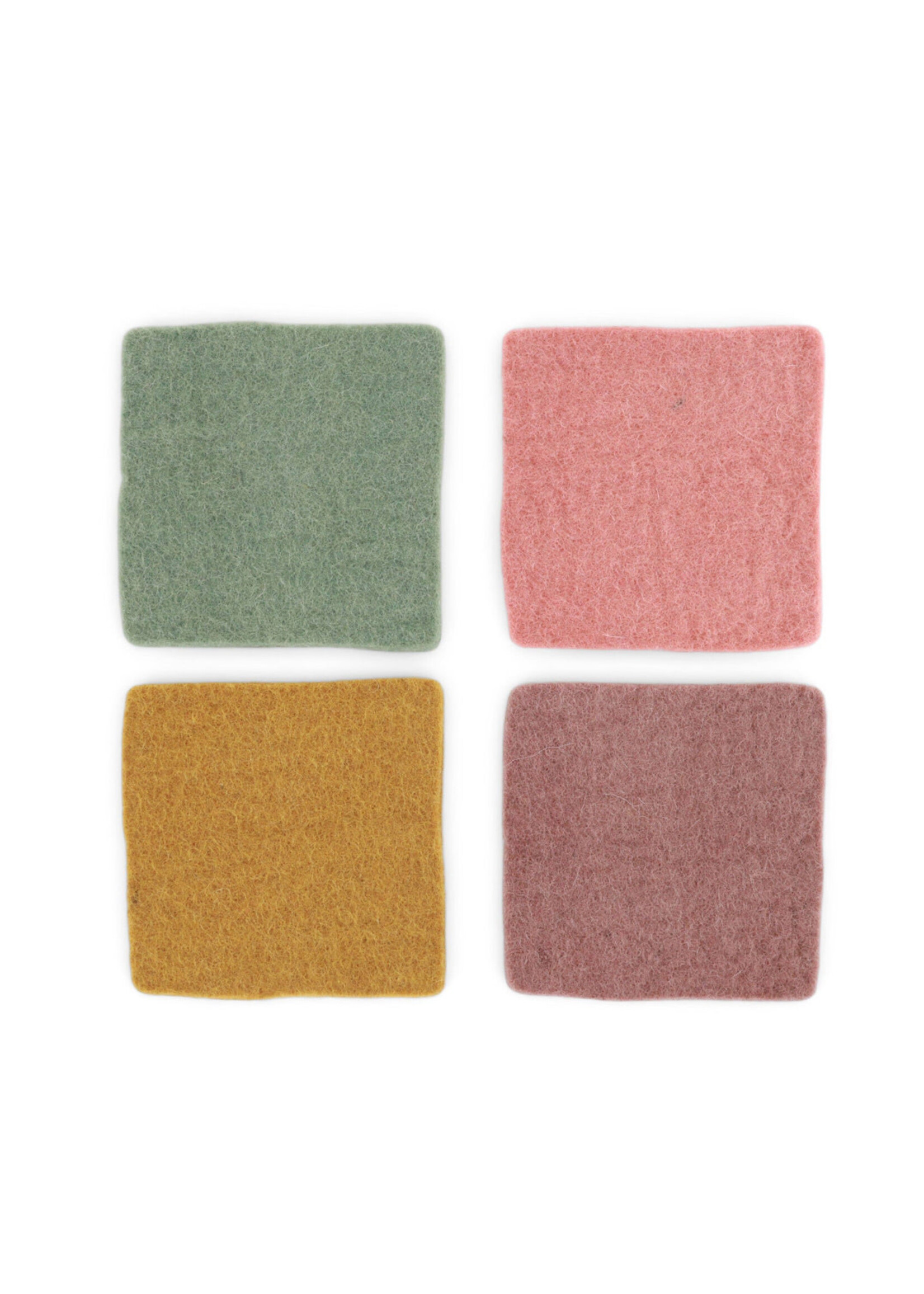 Gry and Sif Felt Coasters Set - Color Mix #4