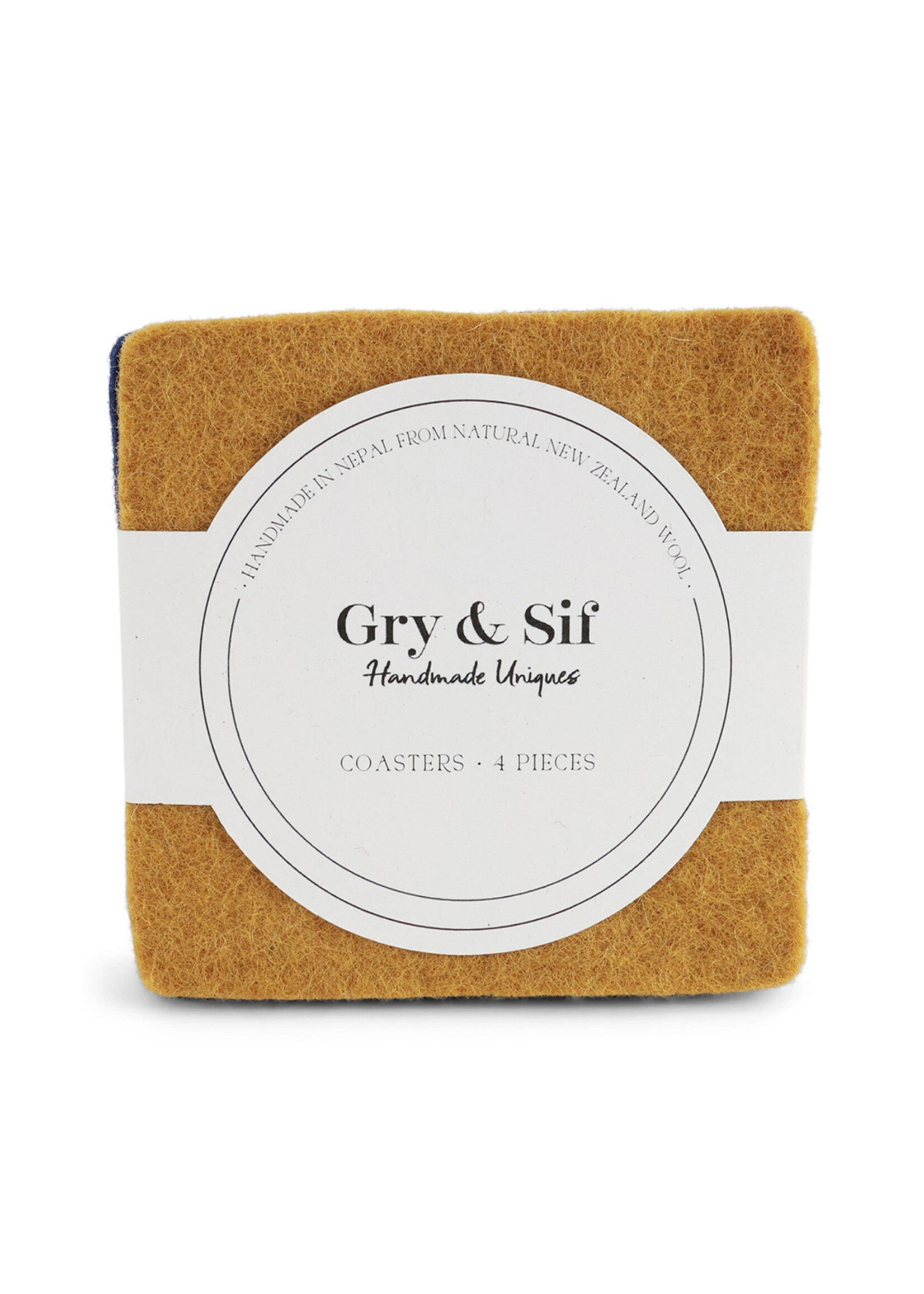 Gry and Sif Felt Coasters Set - Color Mix #1