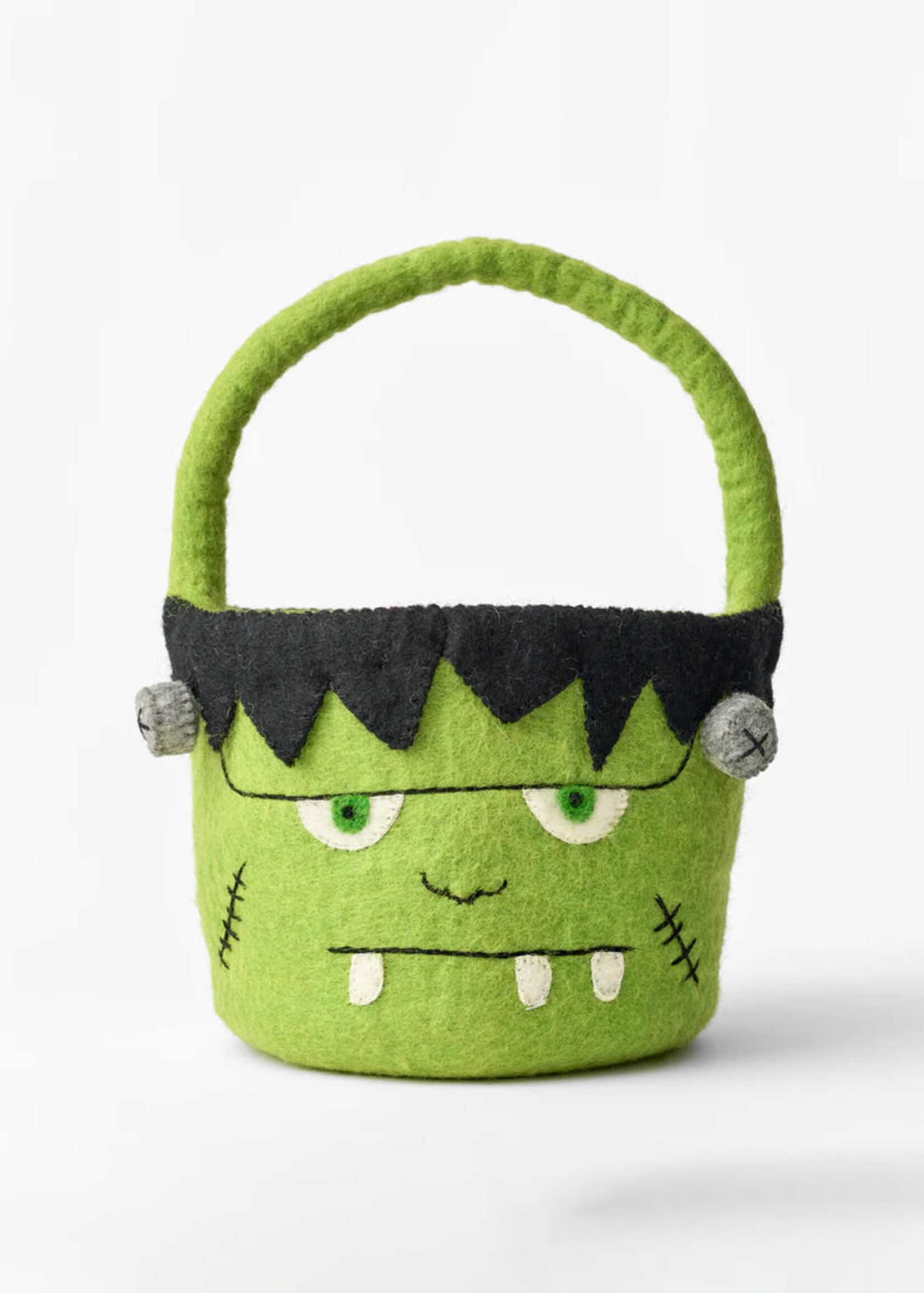 Global Goods Partners Felt Bucket - Halloween Monster