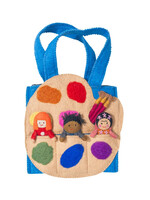 Global Goods Partners Artist Felt Puppets Bag