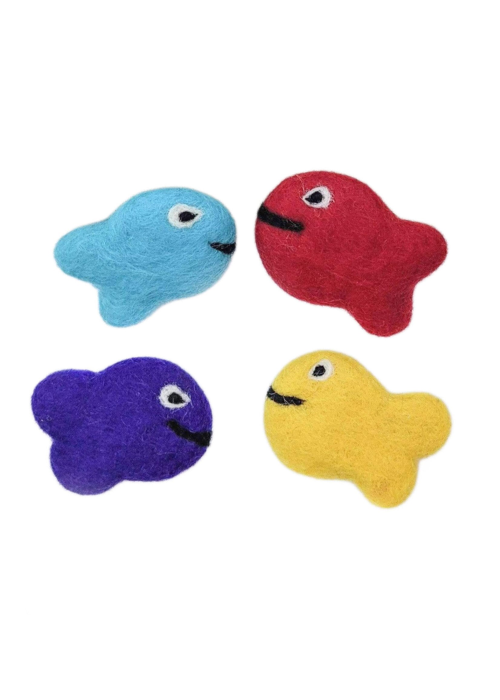 Friendsheep Fish Felt Cat Toy