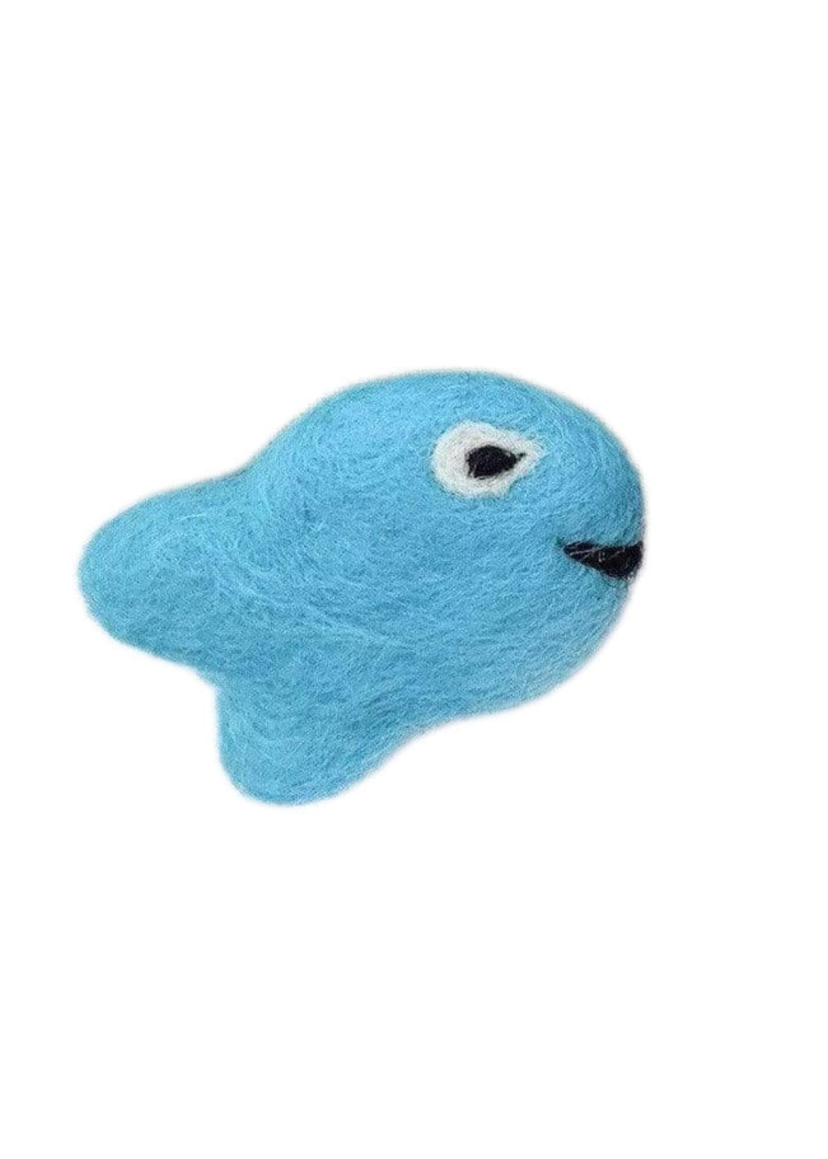 Friendsheep Fish Felt Cat Toy