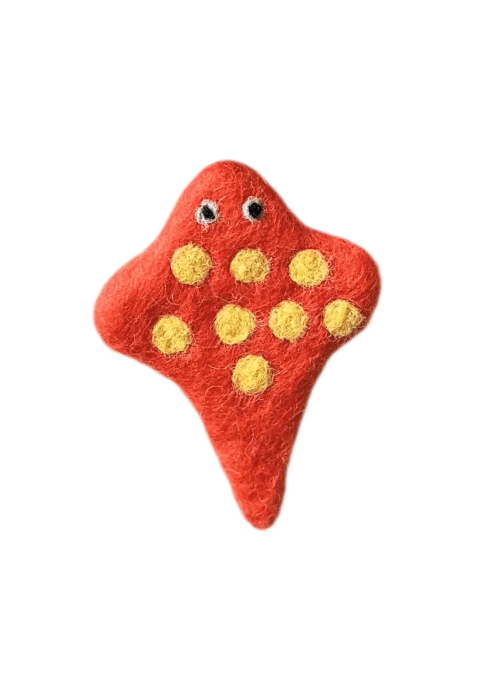 Friendsheep Stingray Felt Cat Toy