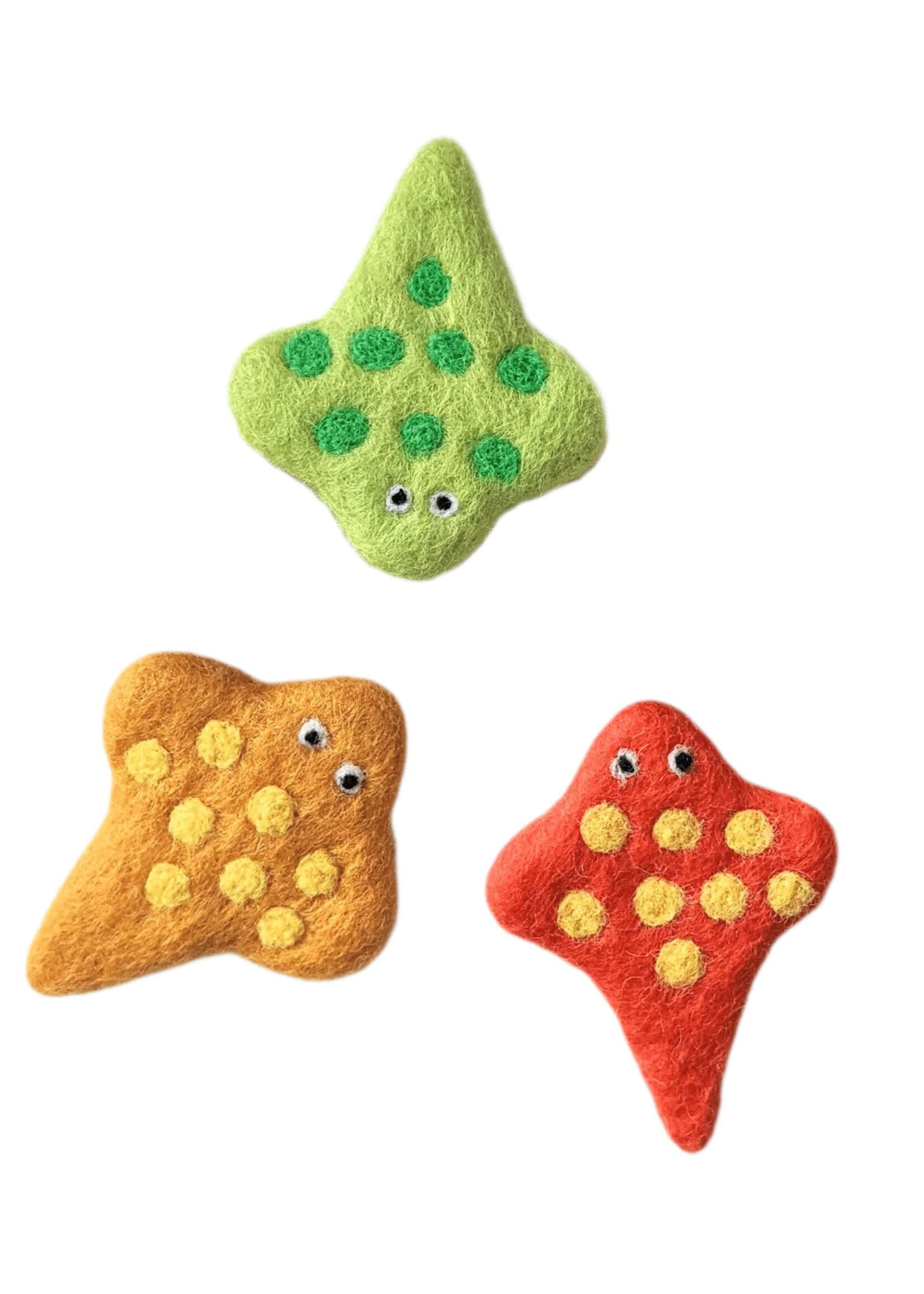 Friendsheep Stingray Felt Cat Toy