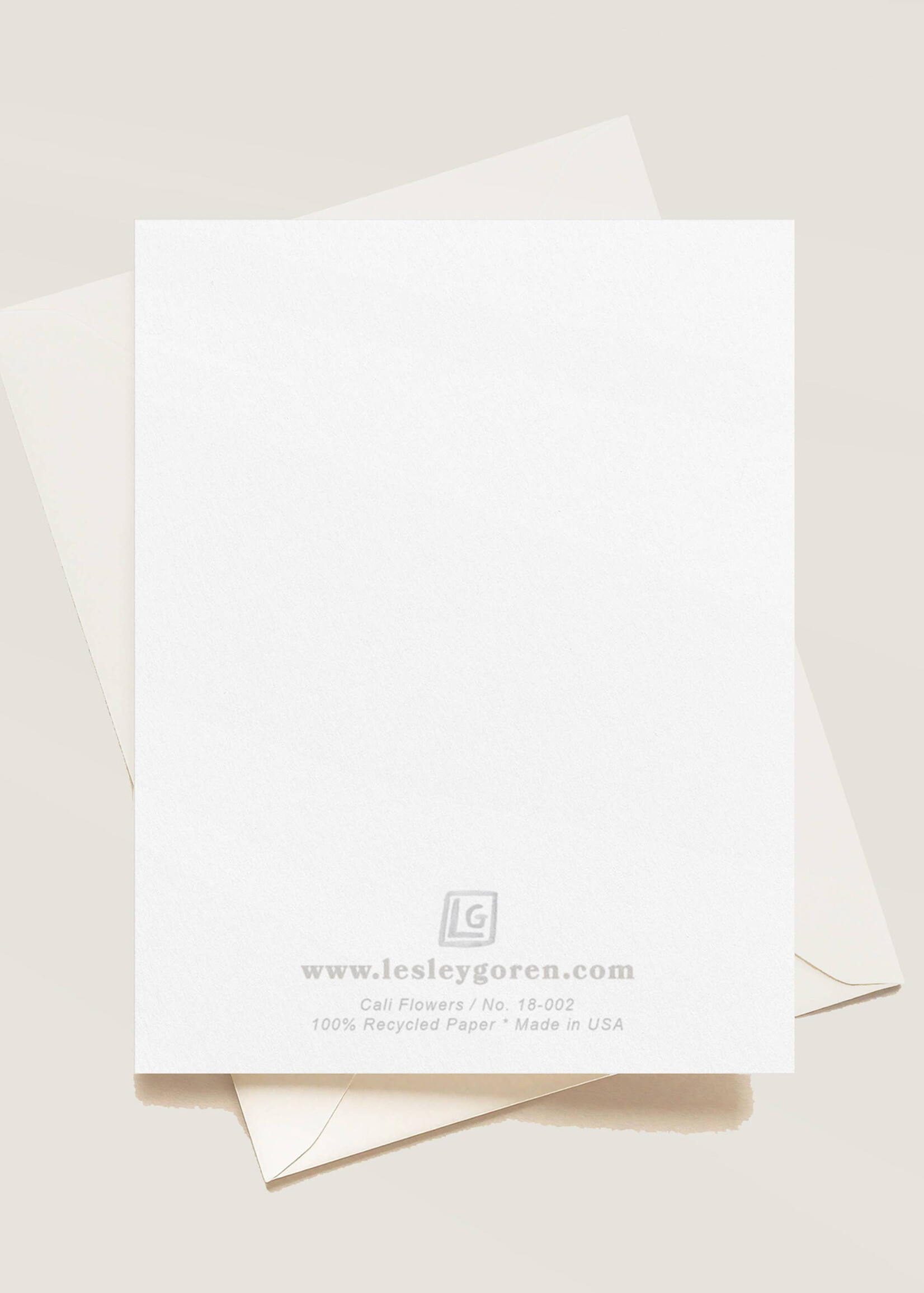 Lesley Goren Studio Flowers of California Card