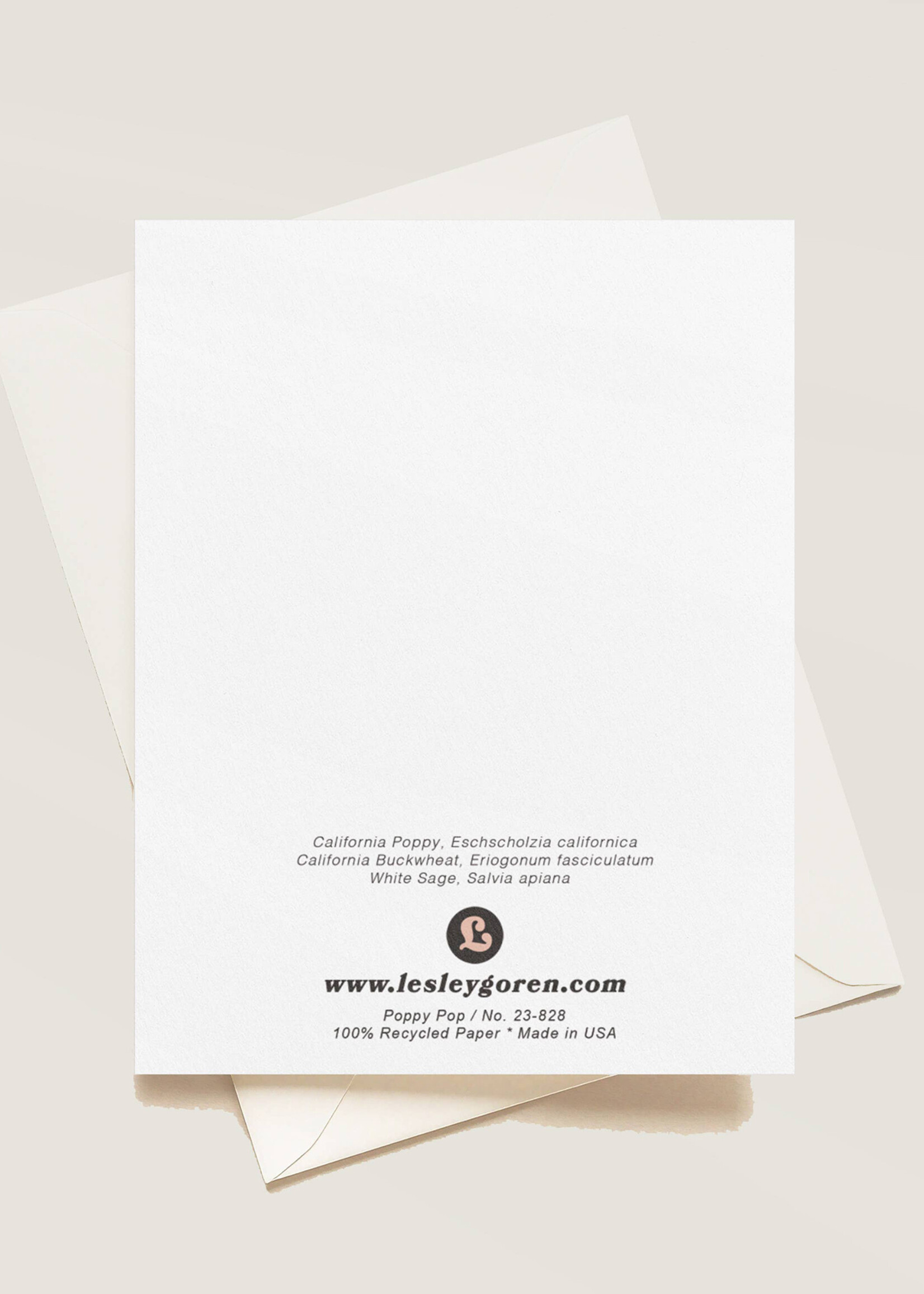 Lesley Goren Studio Poppy Pop Card